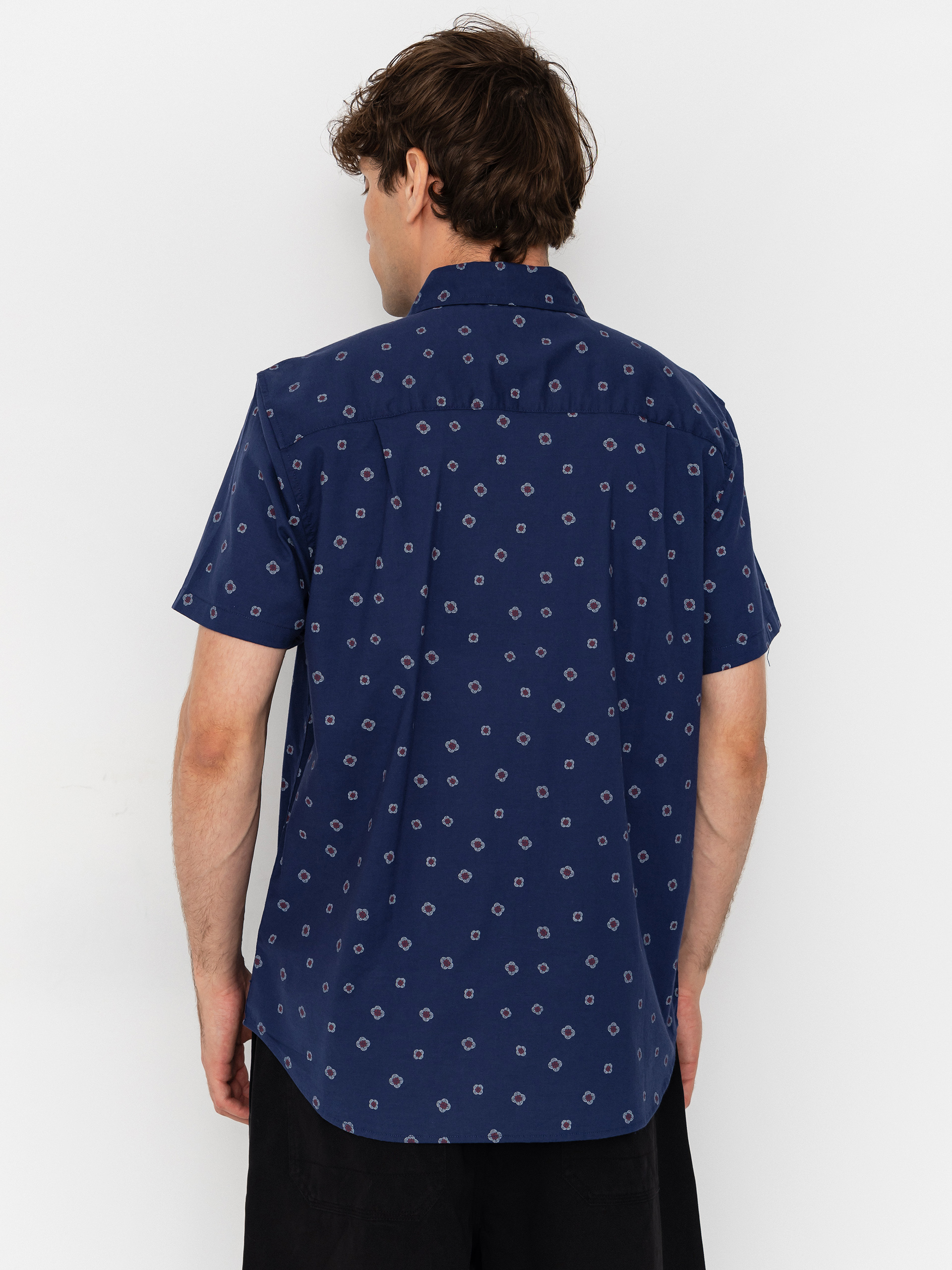 Сорочка Brixton Charter Print (midnight blue geo)