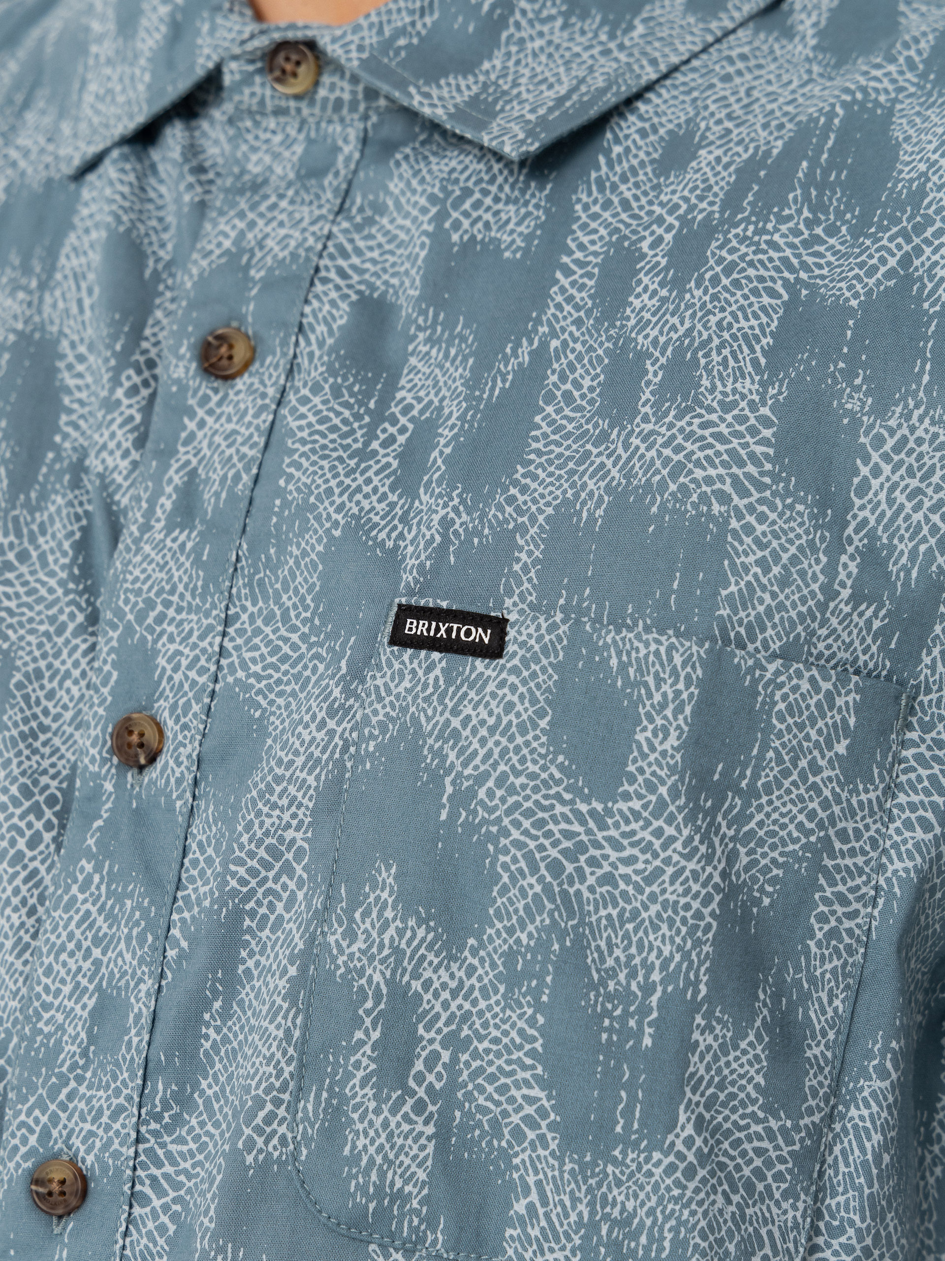 Сорочка Brixton Charter Print (trooper crackle paint)