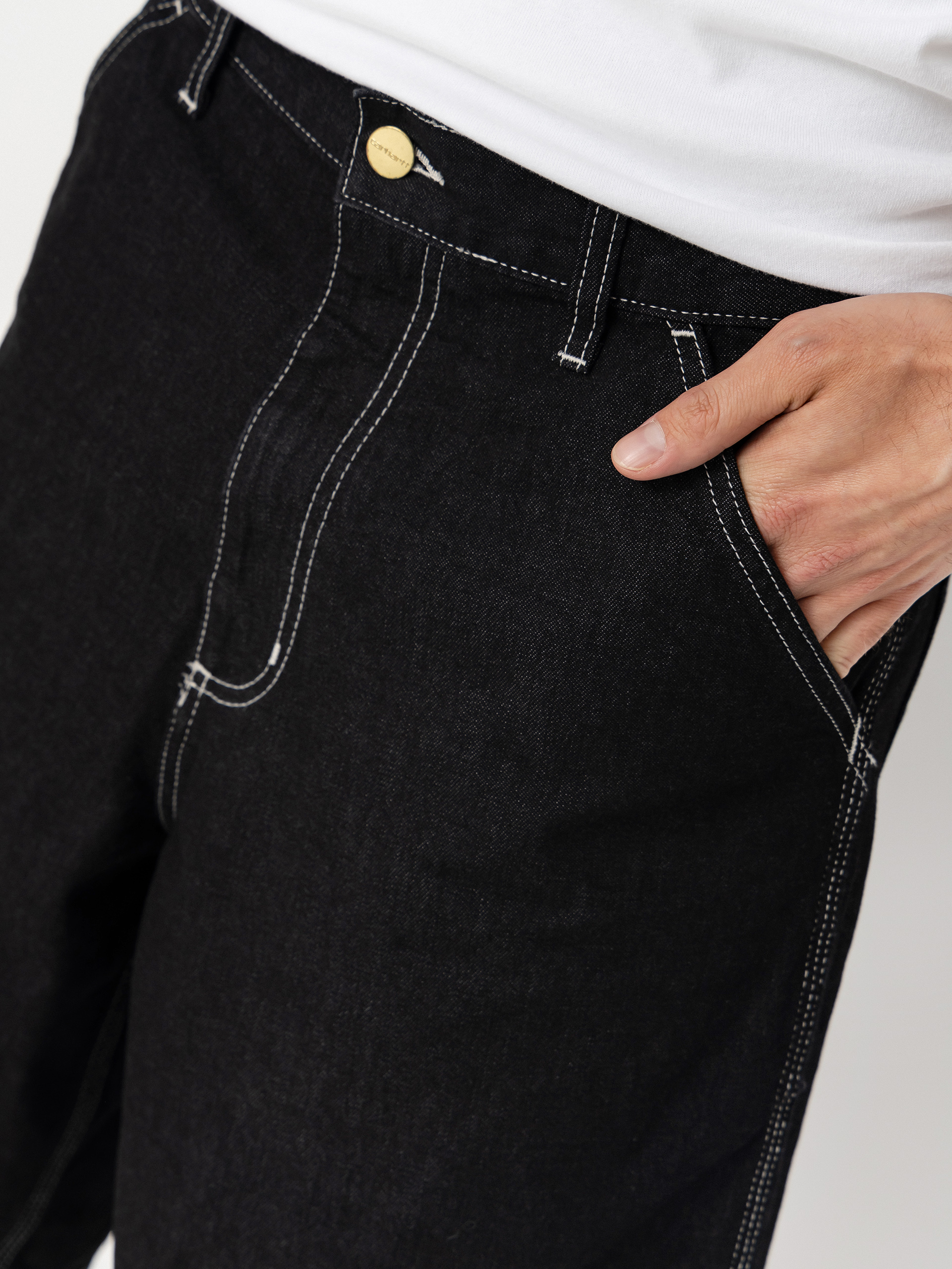 Шорти Carhartt WIP Simple (black one wash)