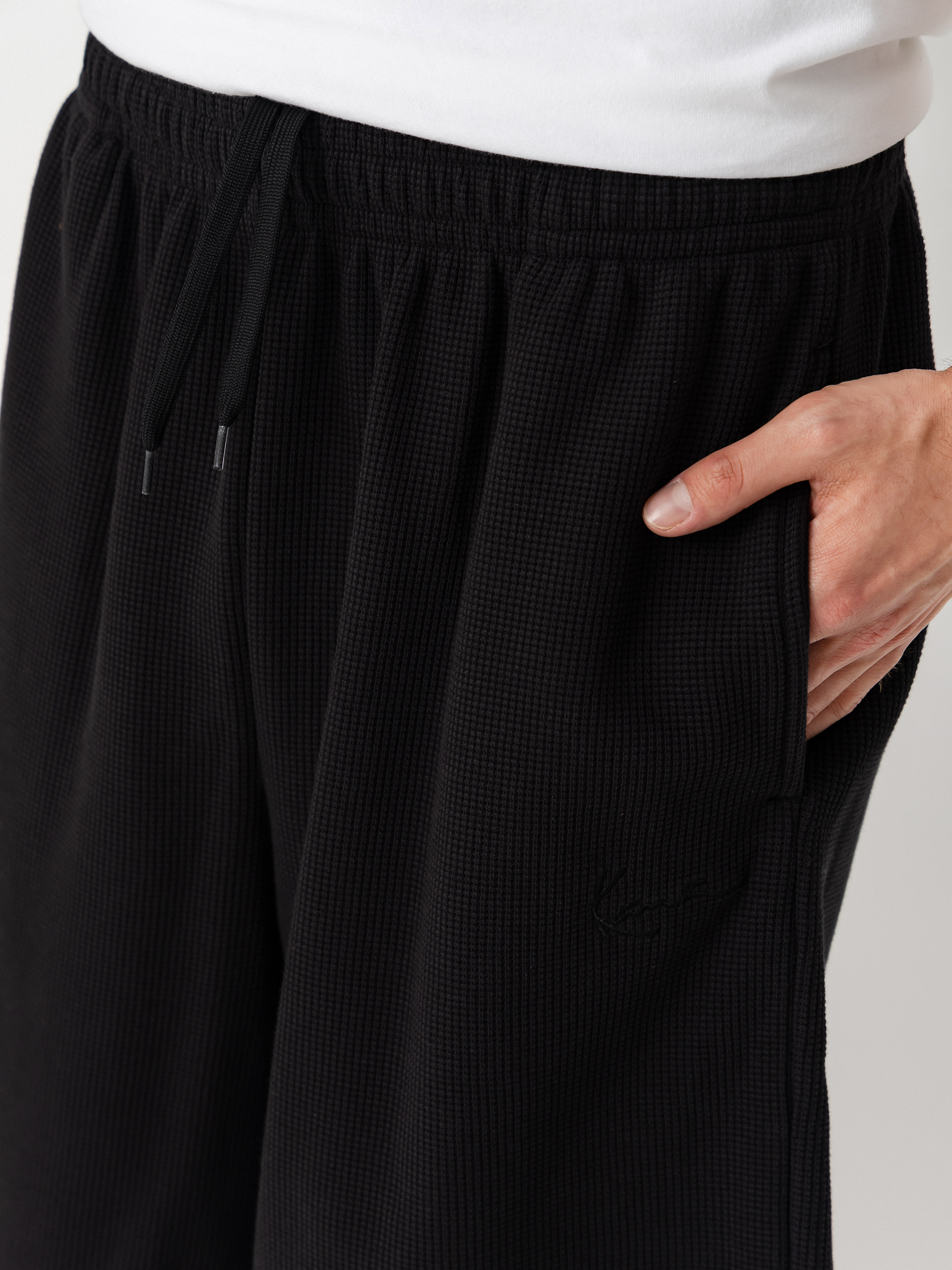 Шорти Karl Kani Signature Waffle (black)