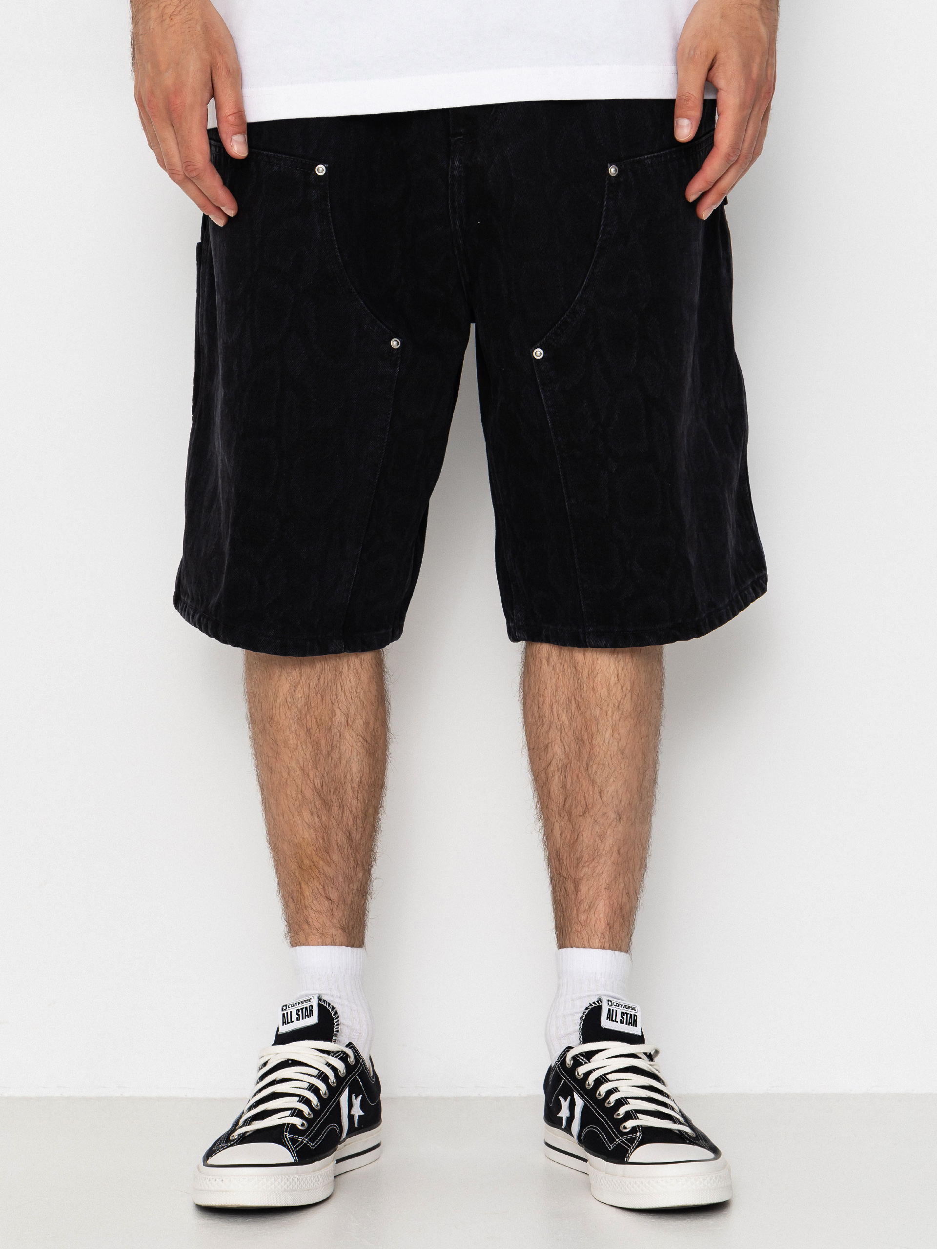 Шорти Carhartt WIP OG Double Knee (snake camo/black)