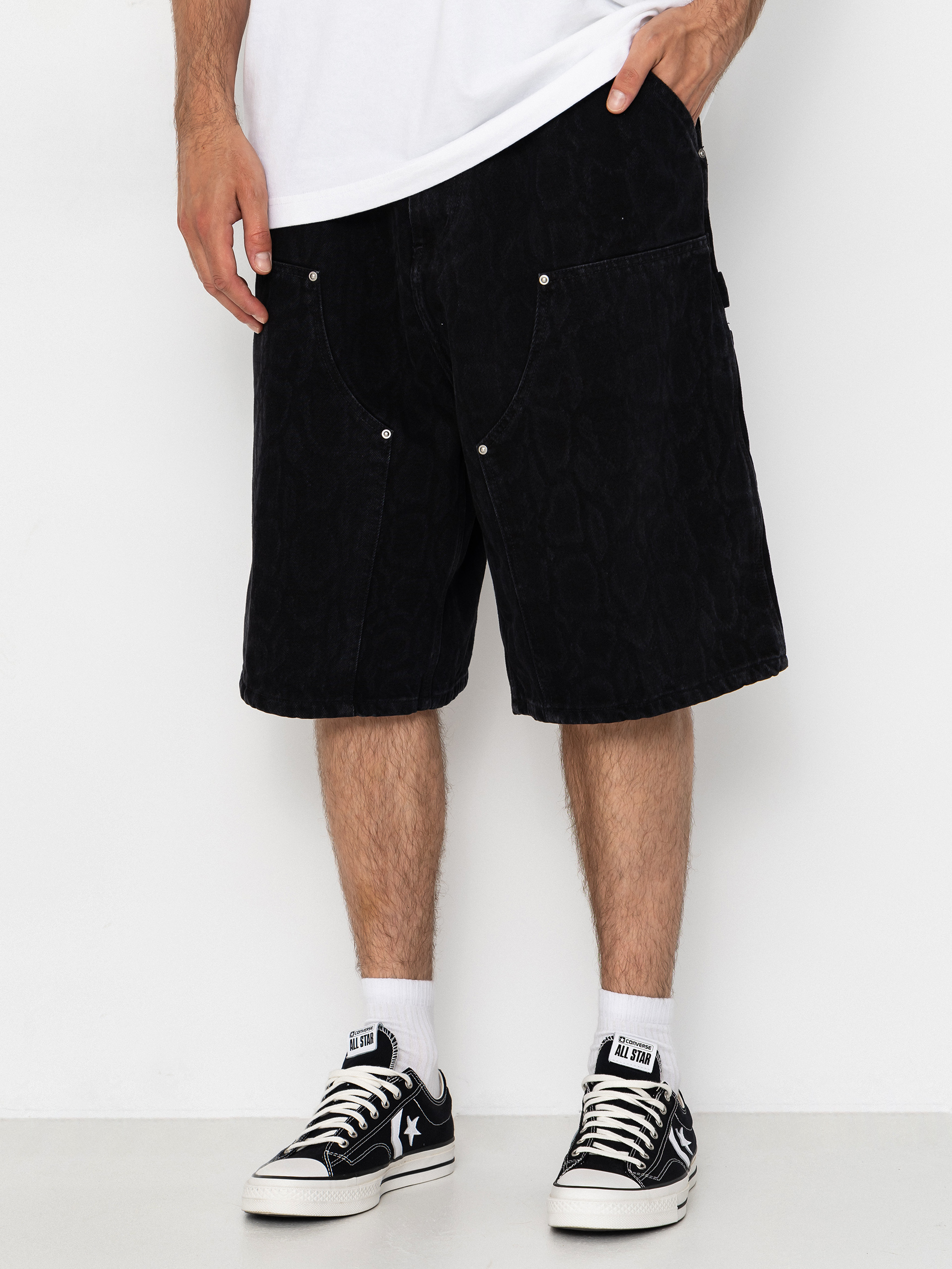 Шорти Carhartt WIP OG Double Knee (snake camo/black)