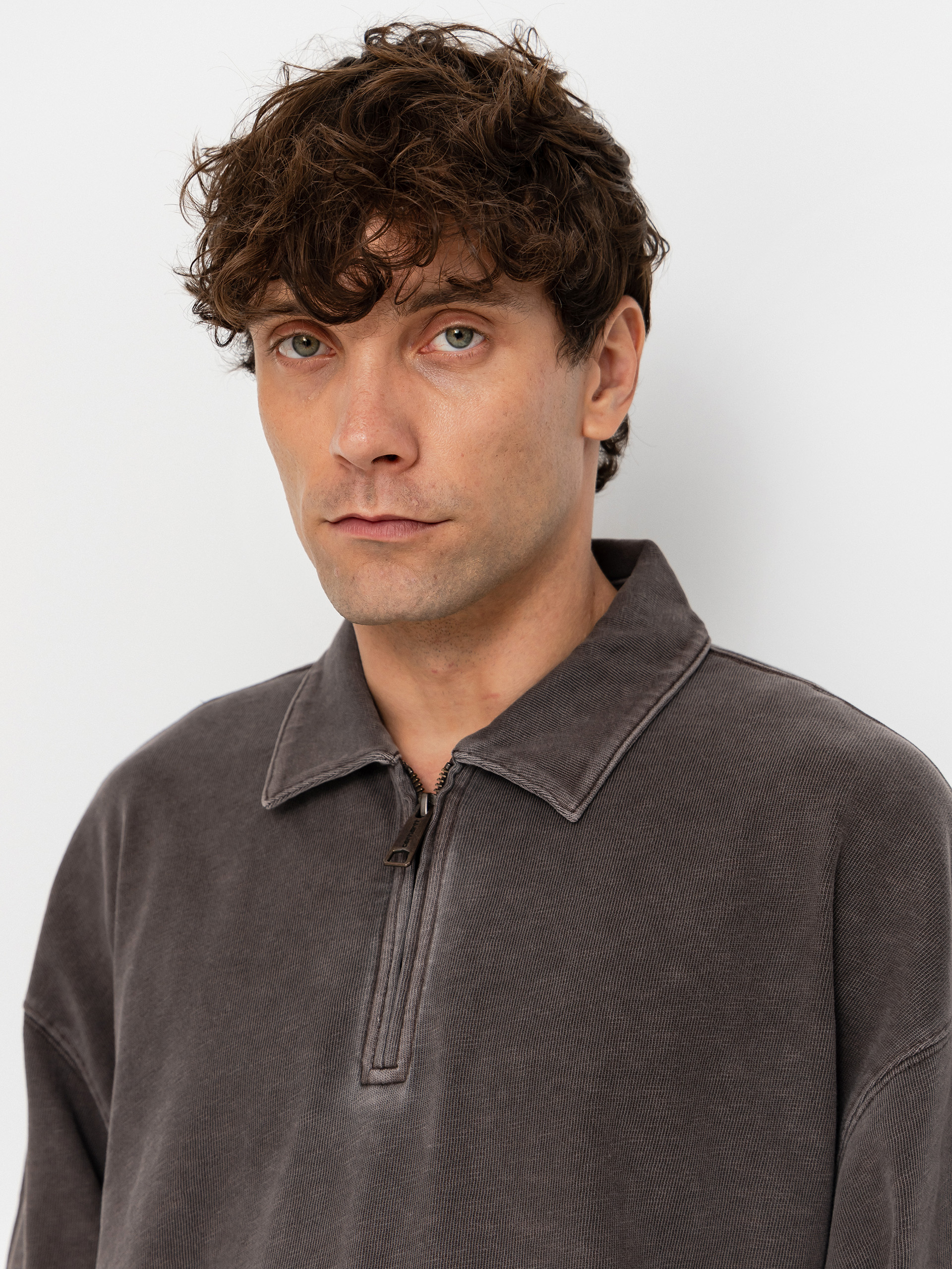 Світшот Carhartt WIP Harper Polo (tobacco)