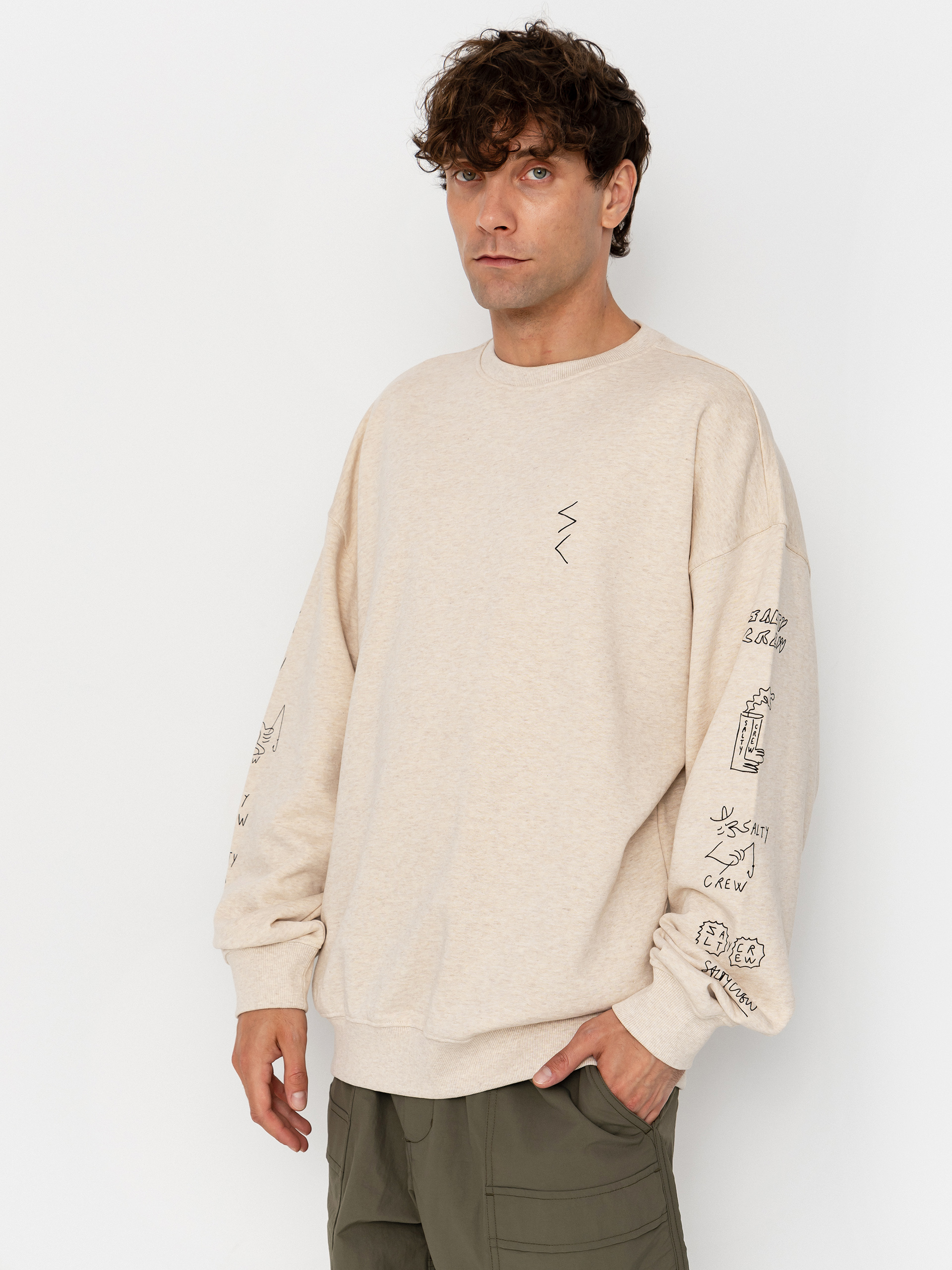 Світшот Salty Crew Reel Lb Crewneck (oatmeal heather)