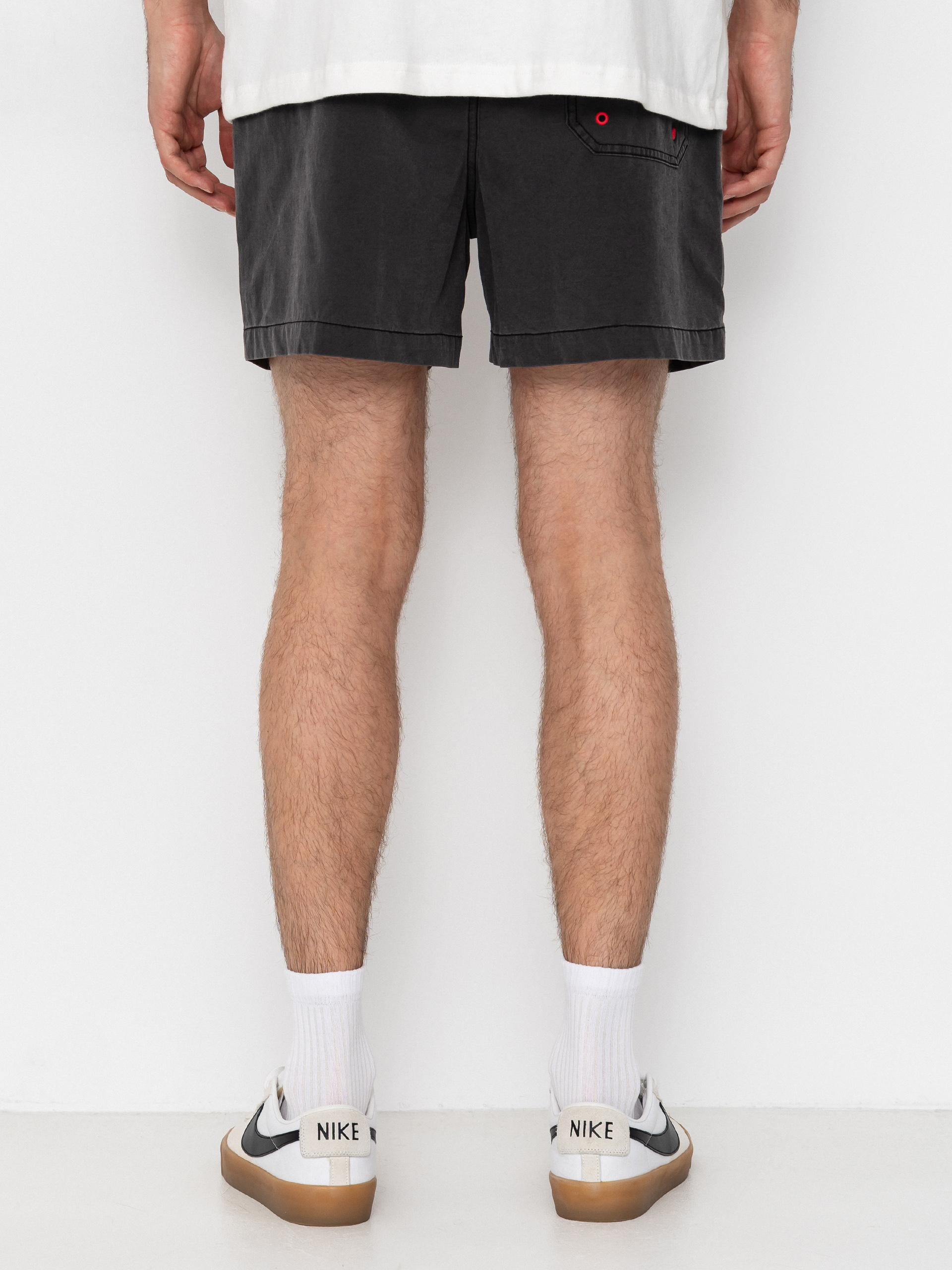 Пляжні шорти Deus Ex Machina Sandbar Garment Dyed Mesh (anthracite)
