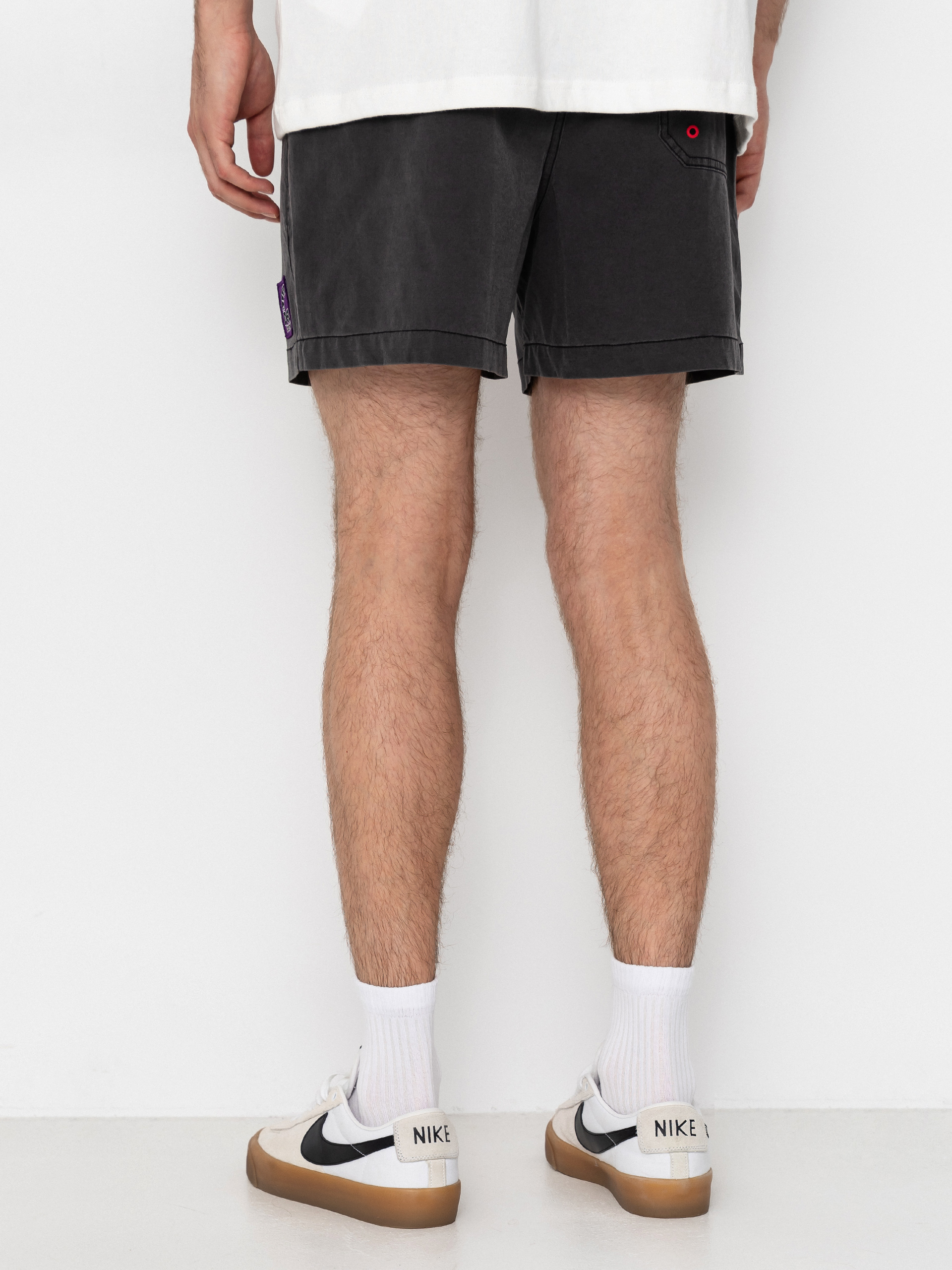 Пляжні шорти Deus Ex Machina Sandbar Garment Dyed Mesh (anthracite)