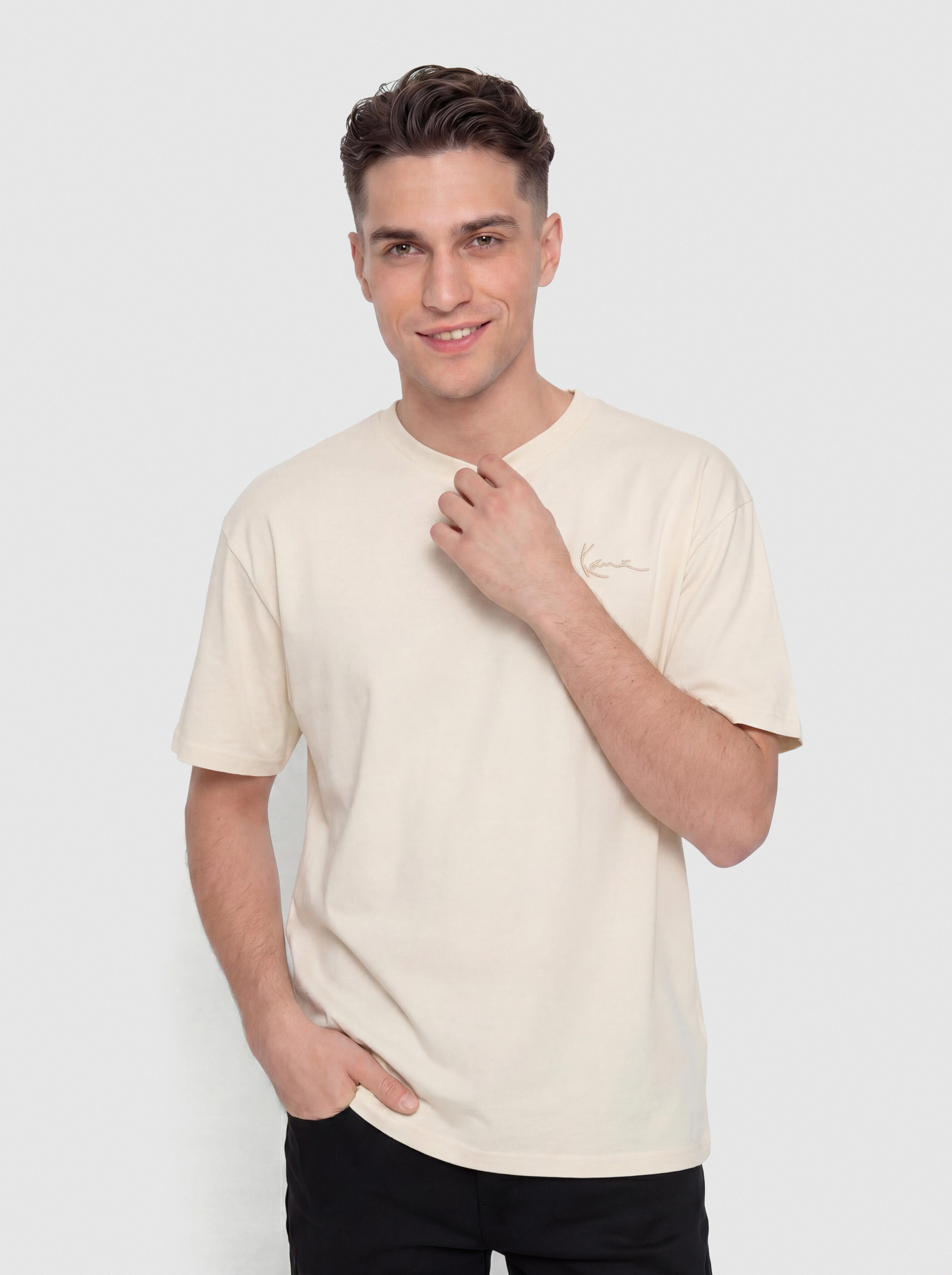 Футболка Karl Kani Signature Washed Oversized (white)