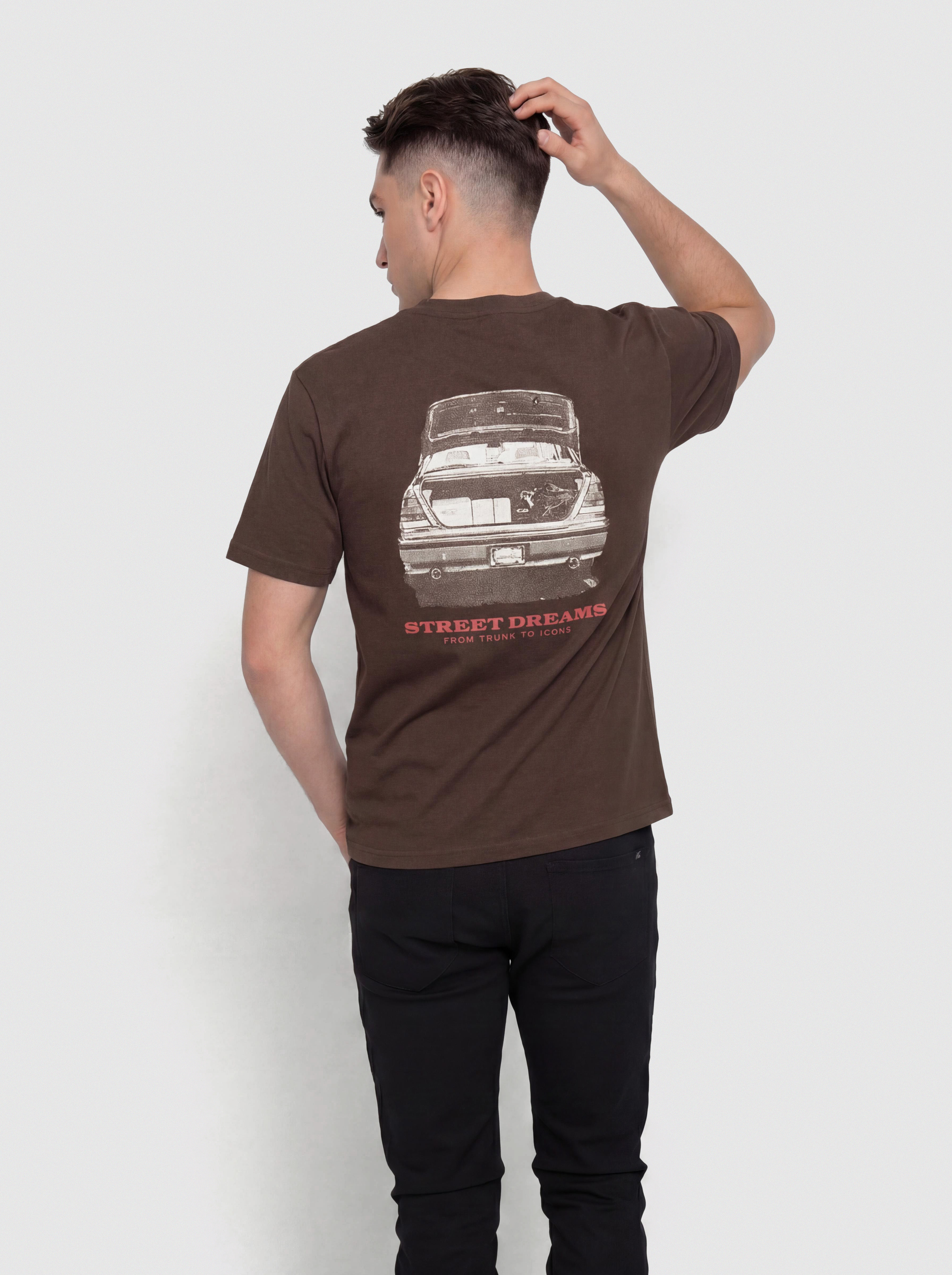 Футболка Karl Kani Slogan Boxy (brown)