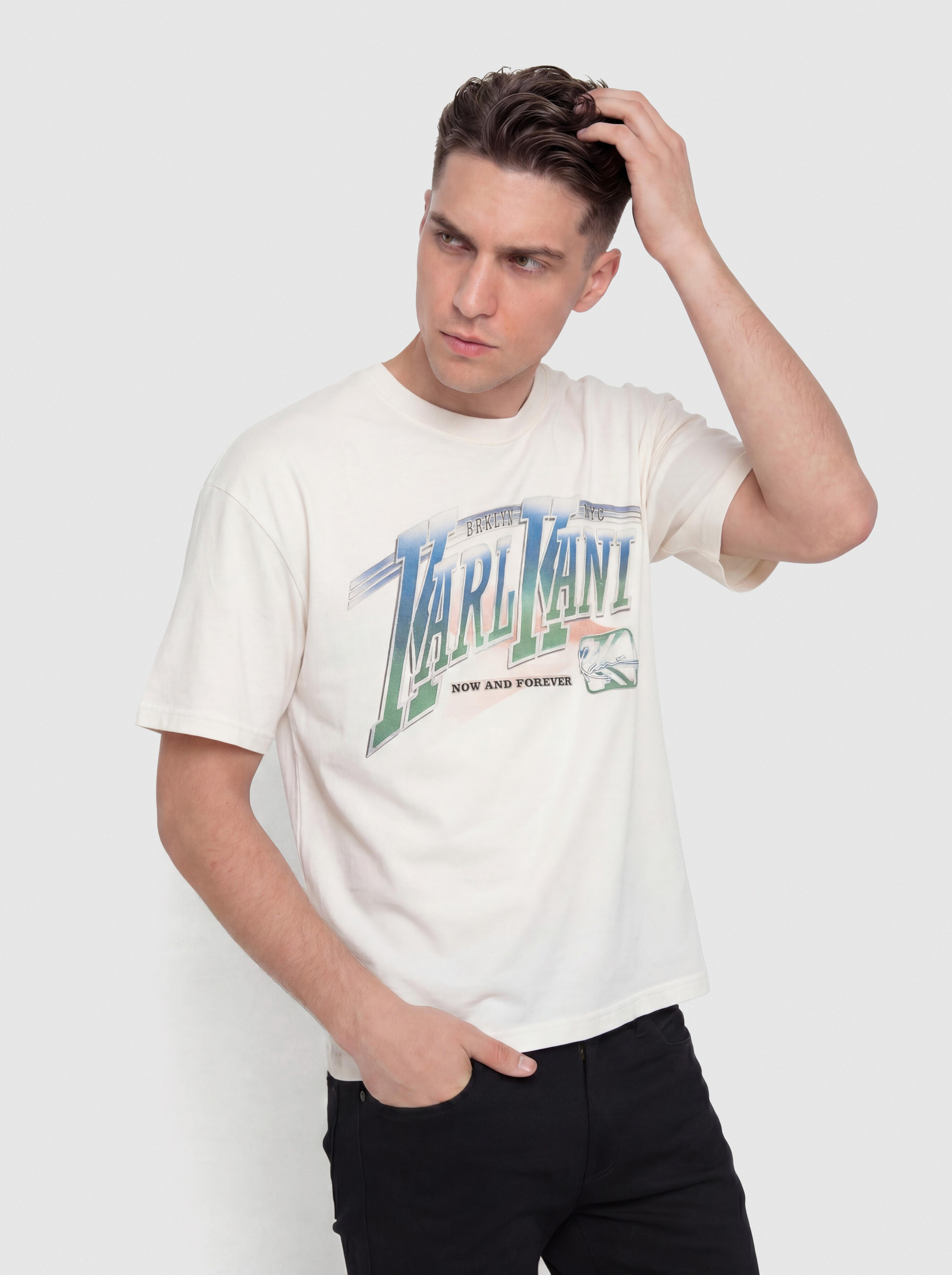 Футболка Karl Kani Sport Gradient Boxy (white)