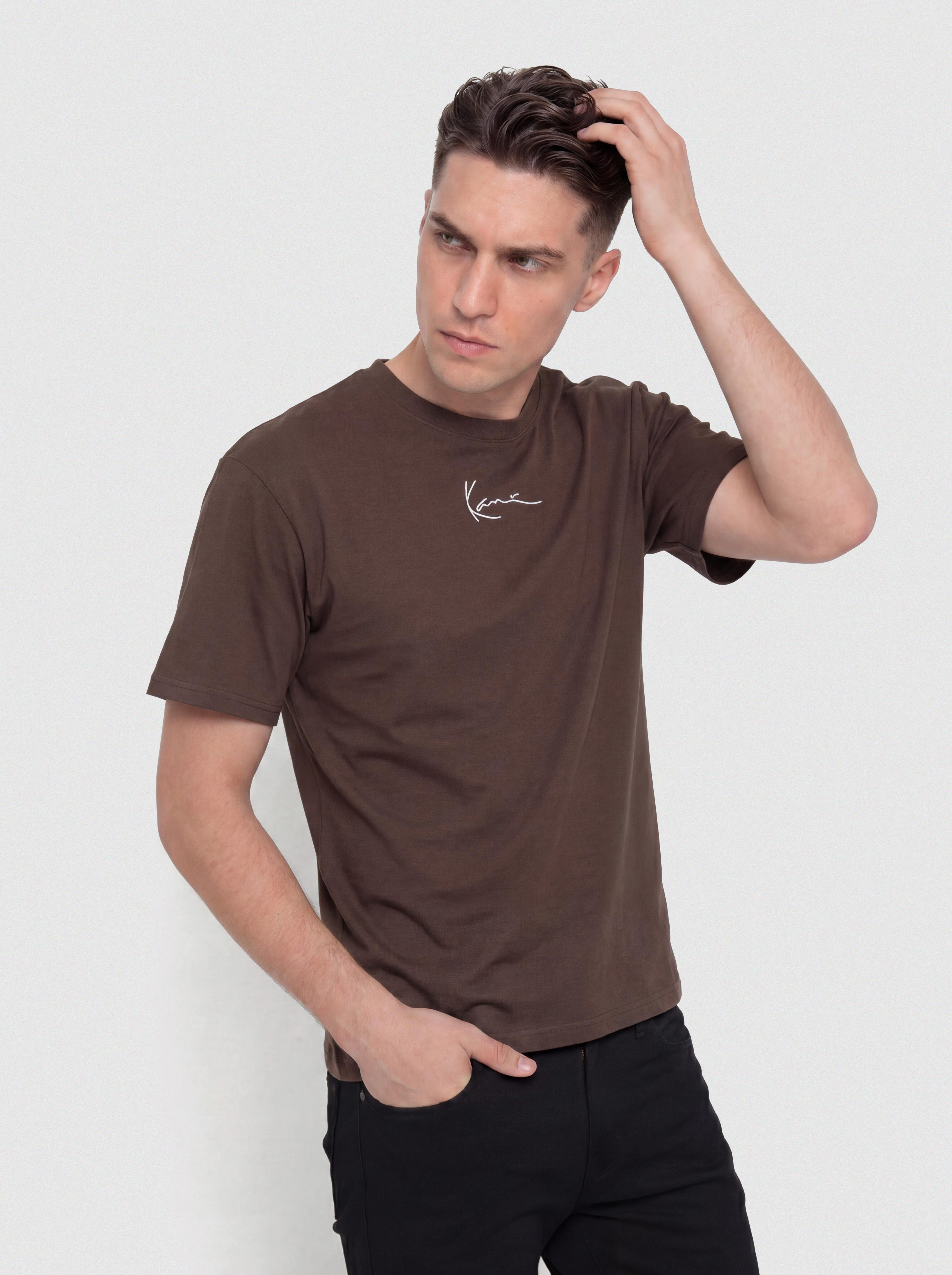 Футболка Karl Kani Small Signature Essential (brown)