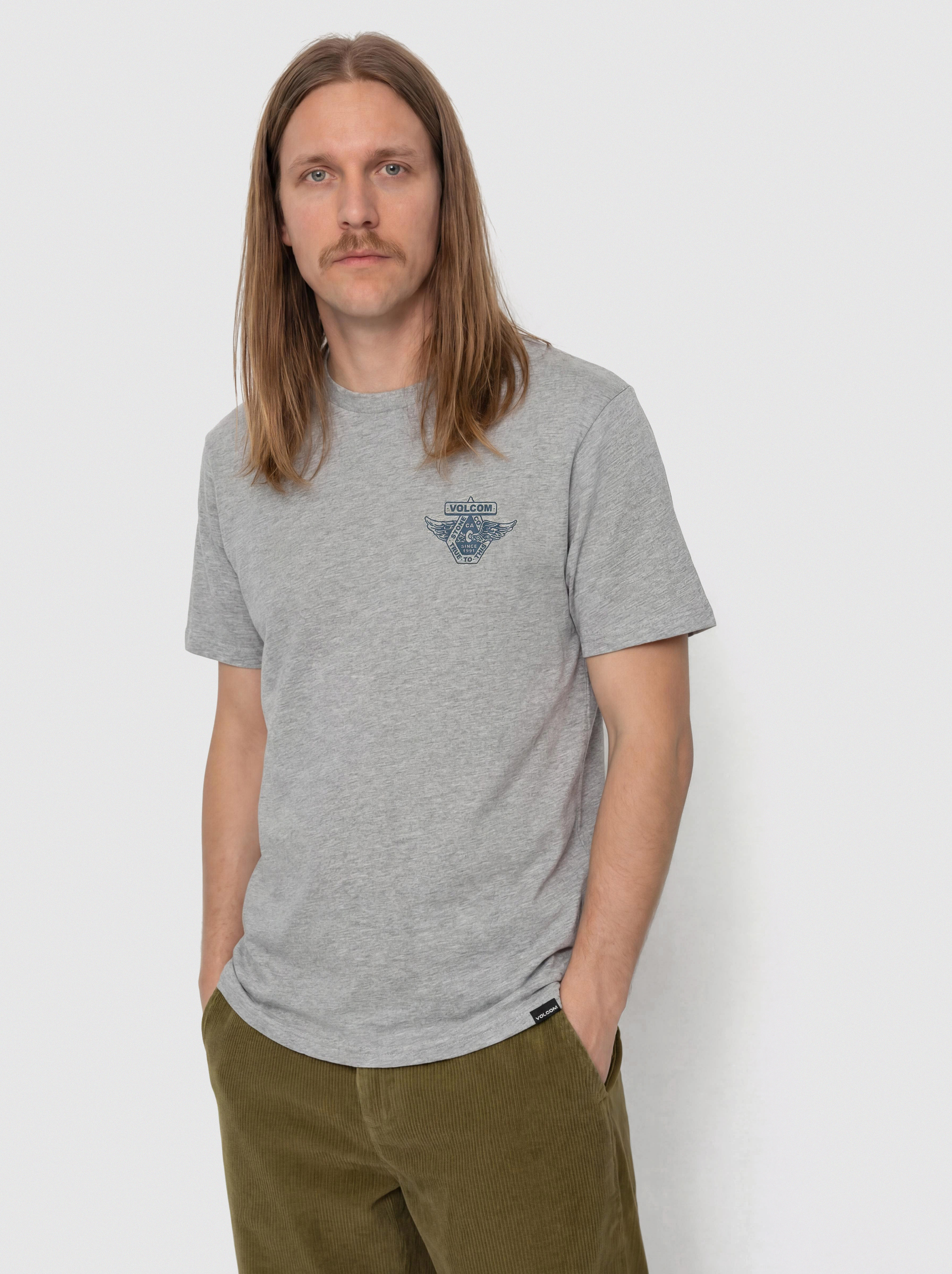 Футболка Volcom Free Wheel Hth (heather grey)