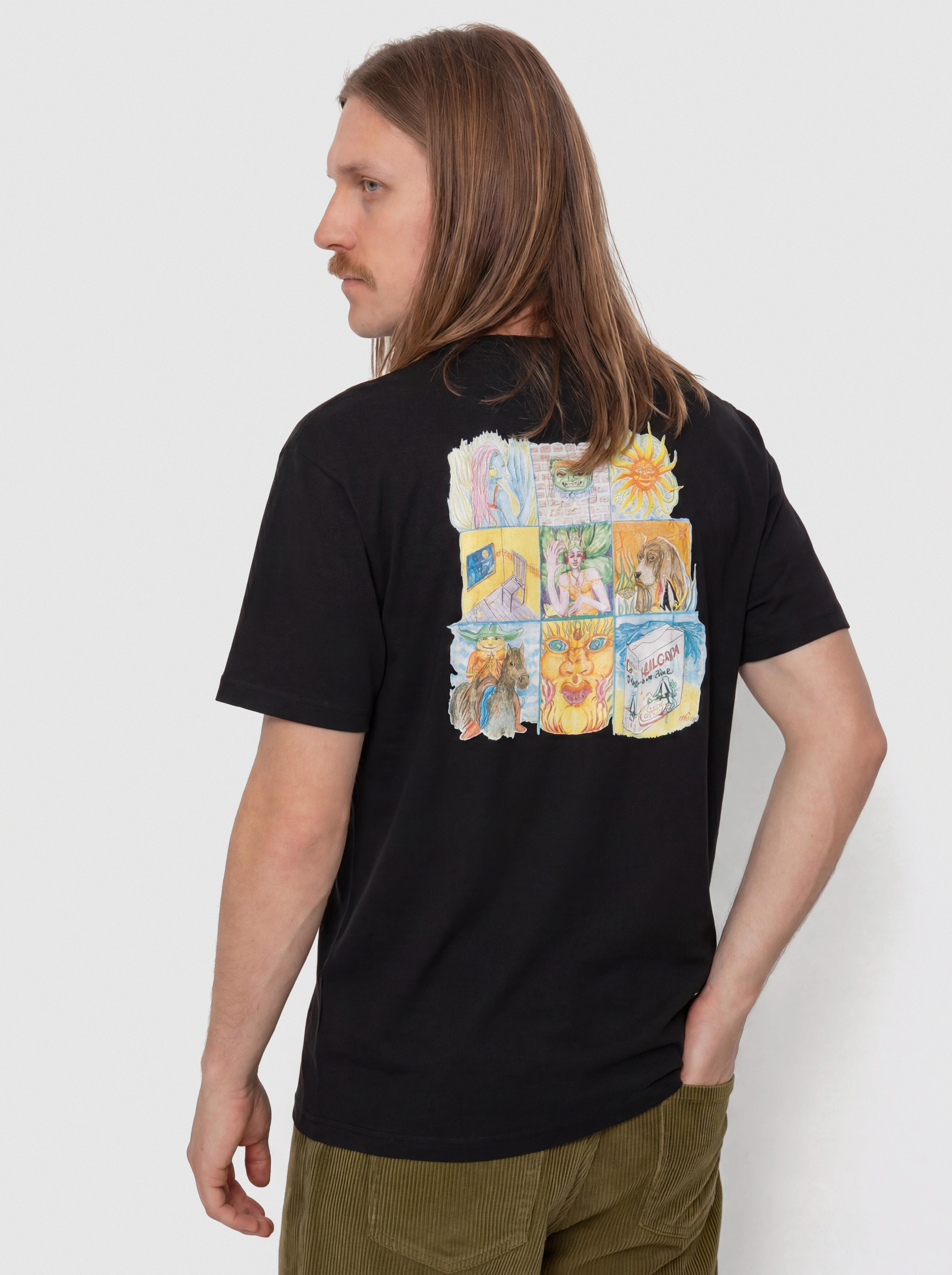 Футболка Volcom Double Fantasy Lse (black)