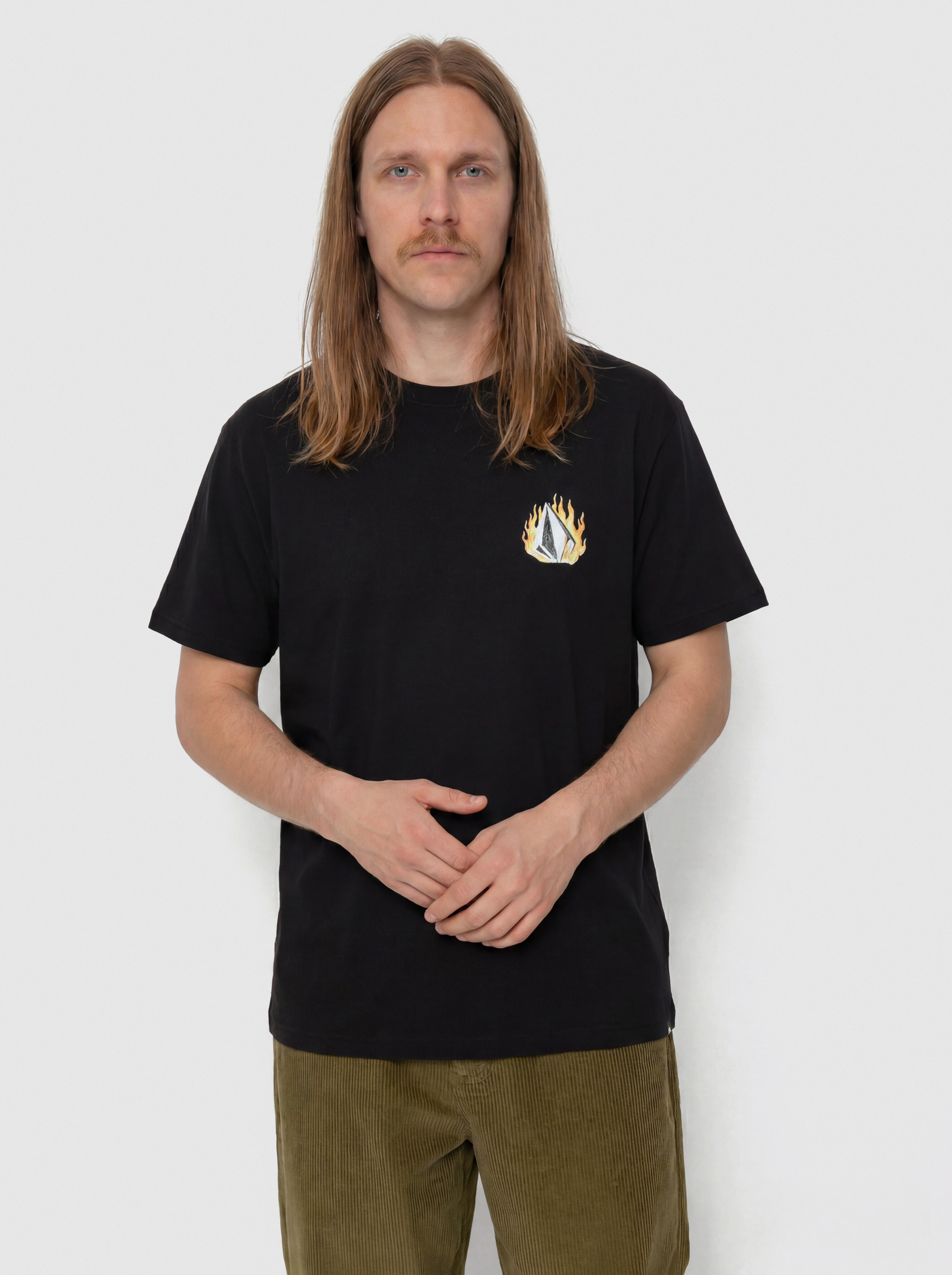 Футболка Volcom Double Fantasy Lse (black)