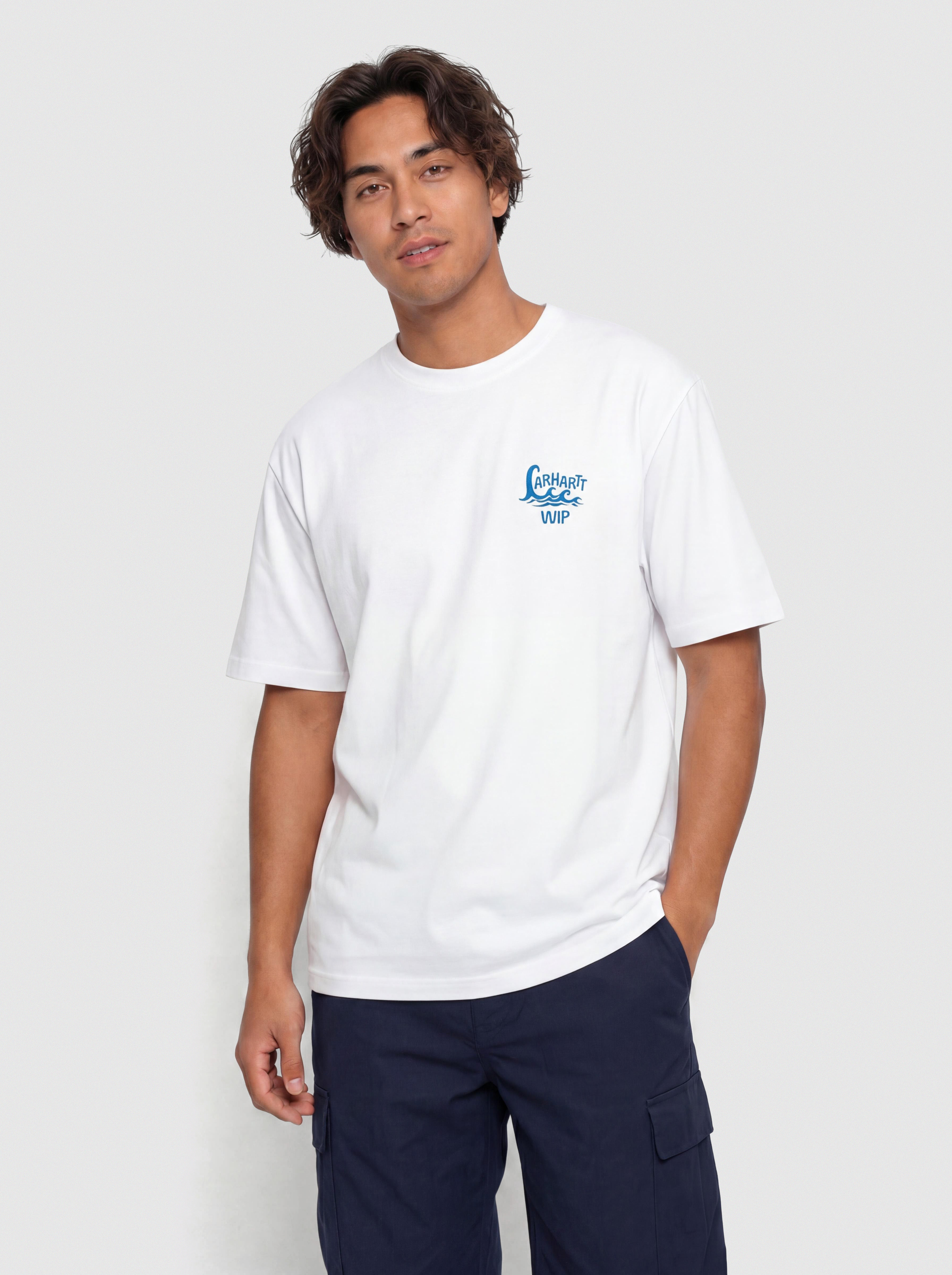 Футболка Carhartt WIP Waves (white)