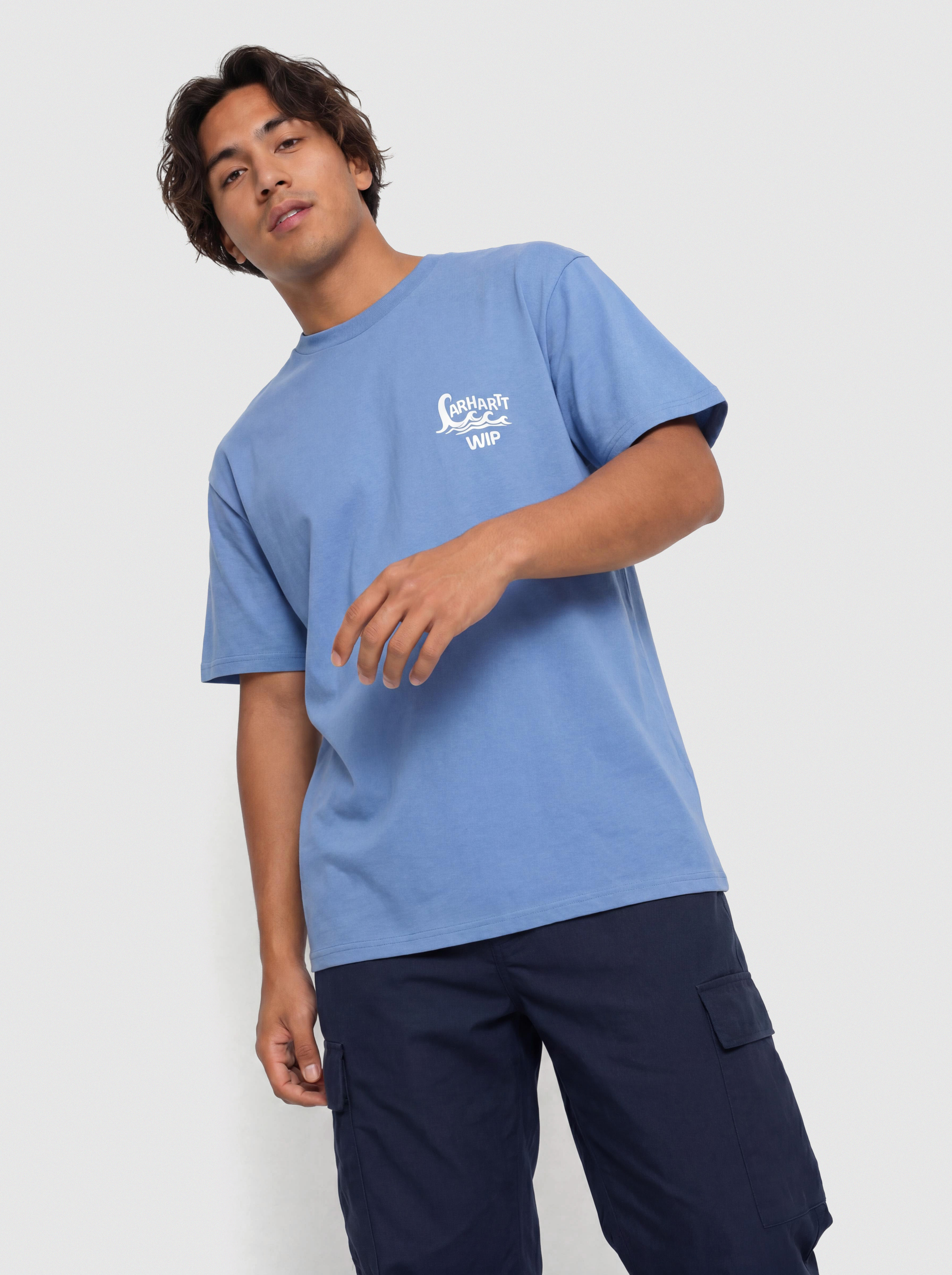 Футболка Carhartt WIP Waves (curacao)