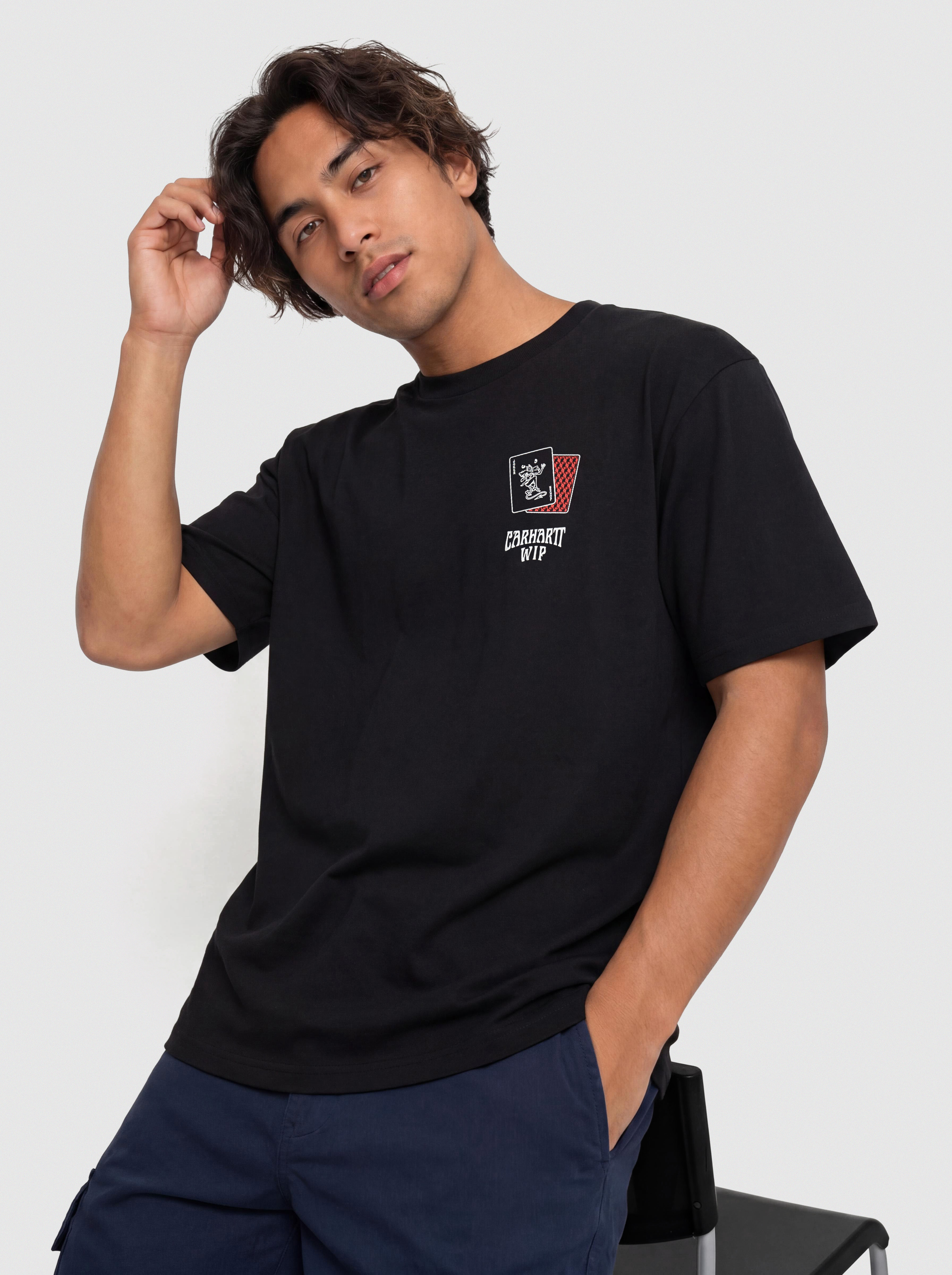 Футболка Carhartt WIP Playing Cards (black)
