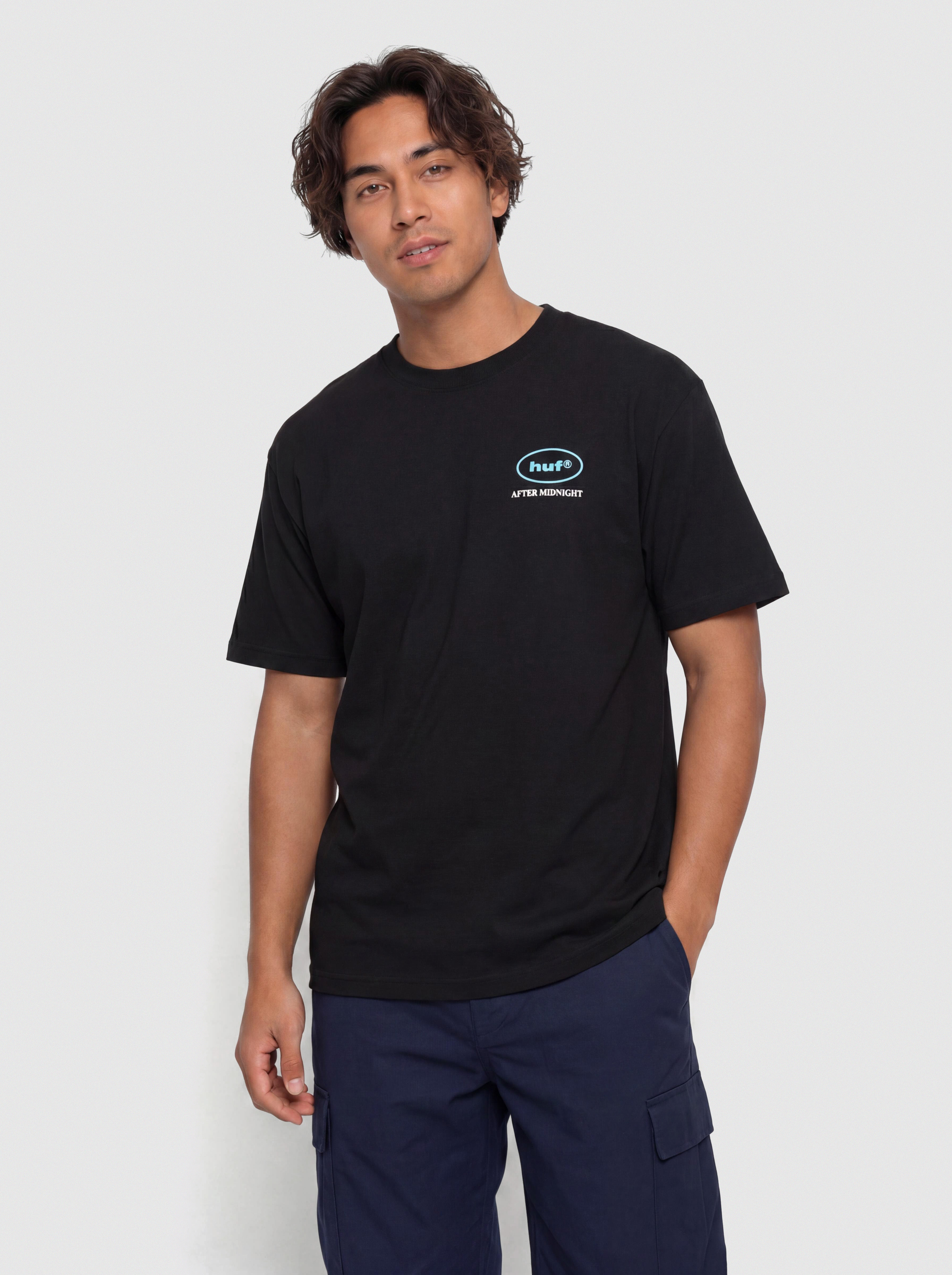 Футболка HUF After Midnight (black)