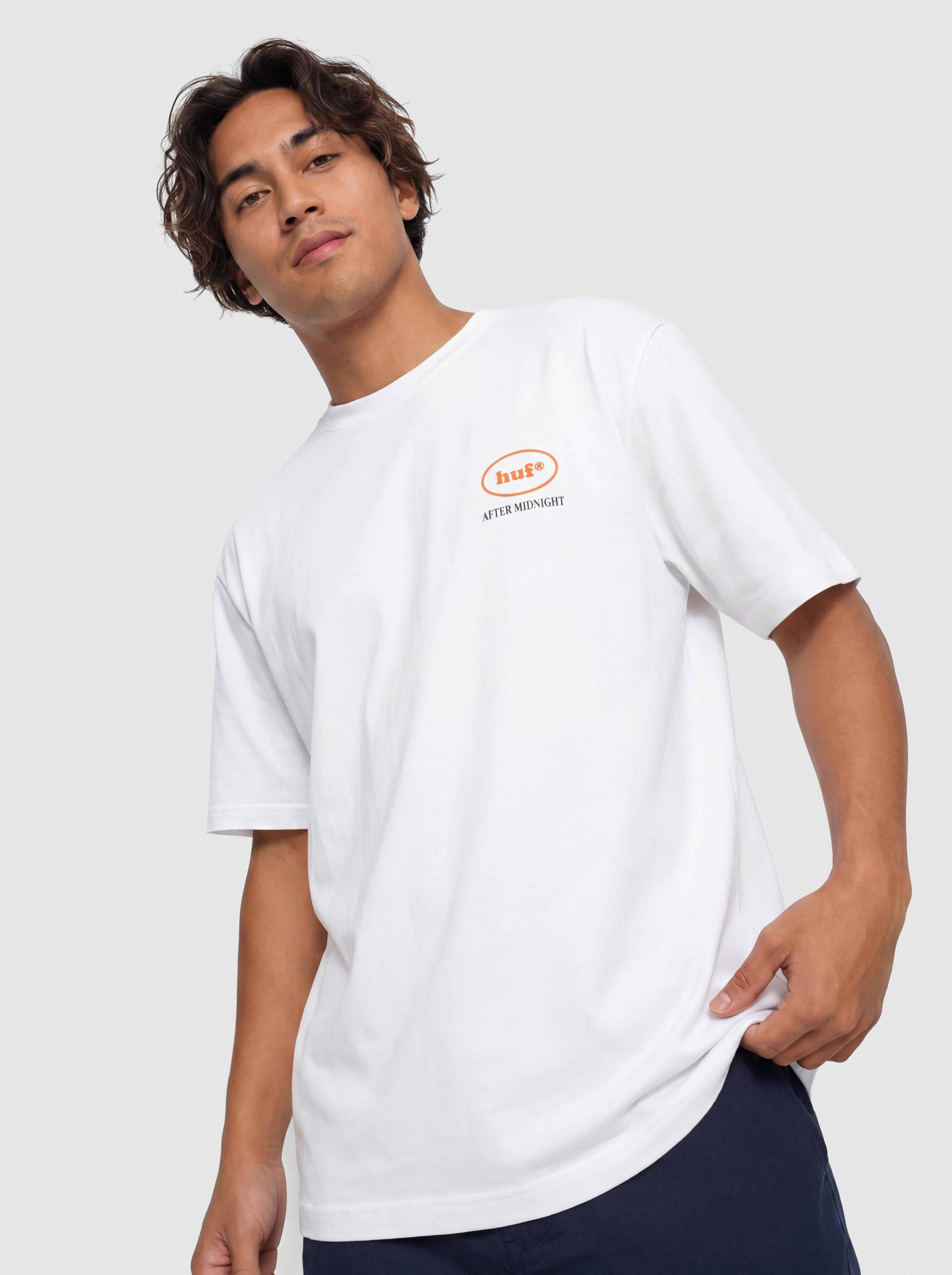 Футболка HUF After Midnight (white)