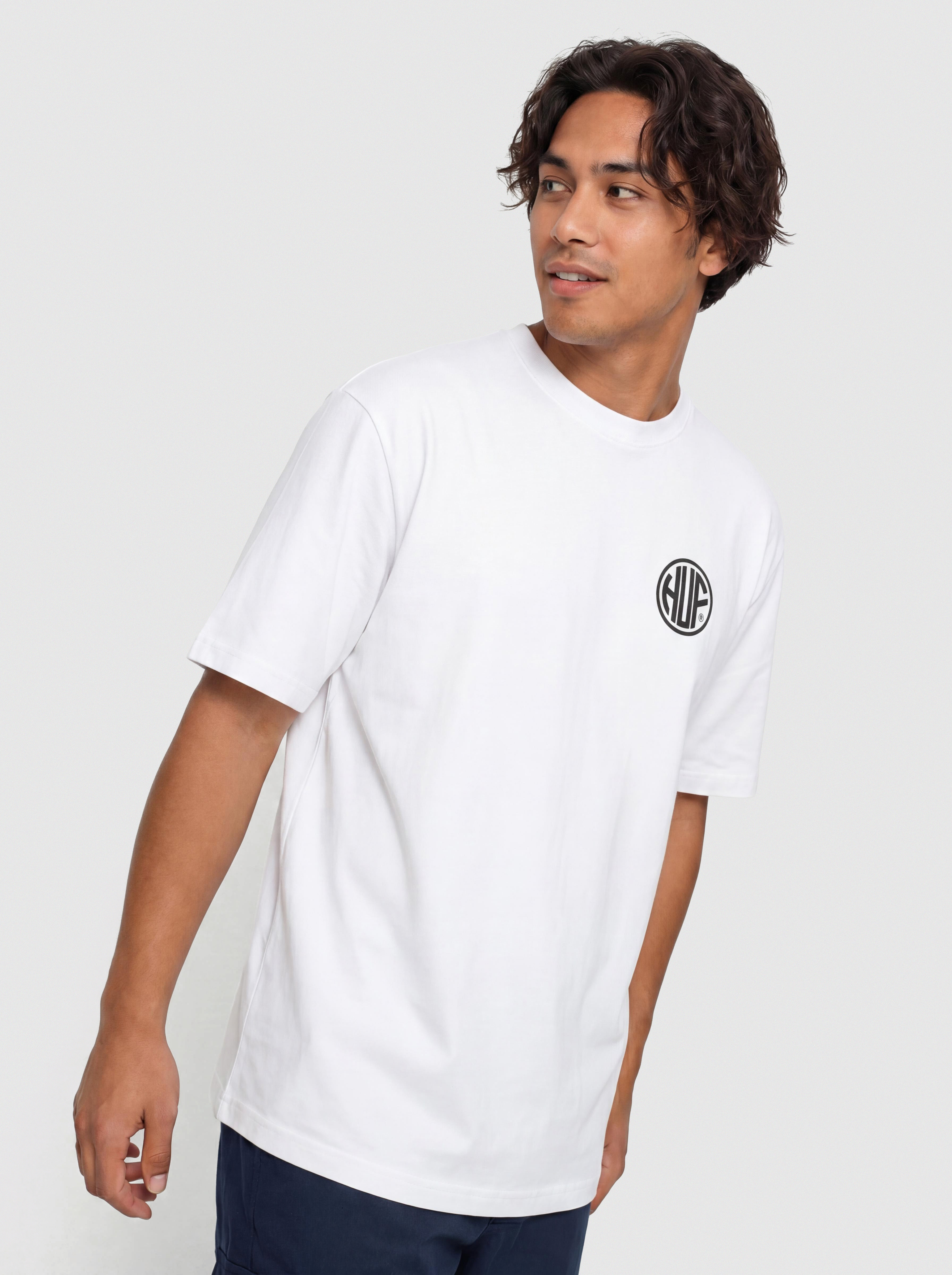 Футболка HUF Regional (white/black)