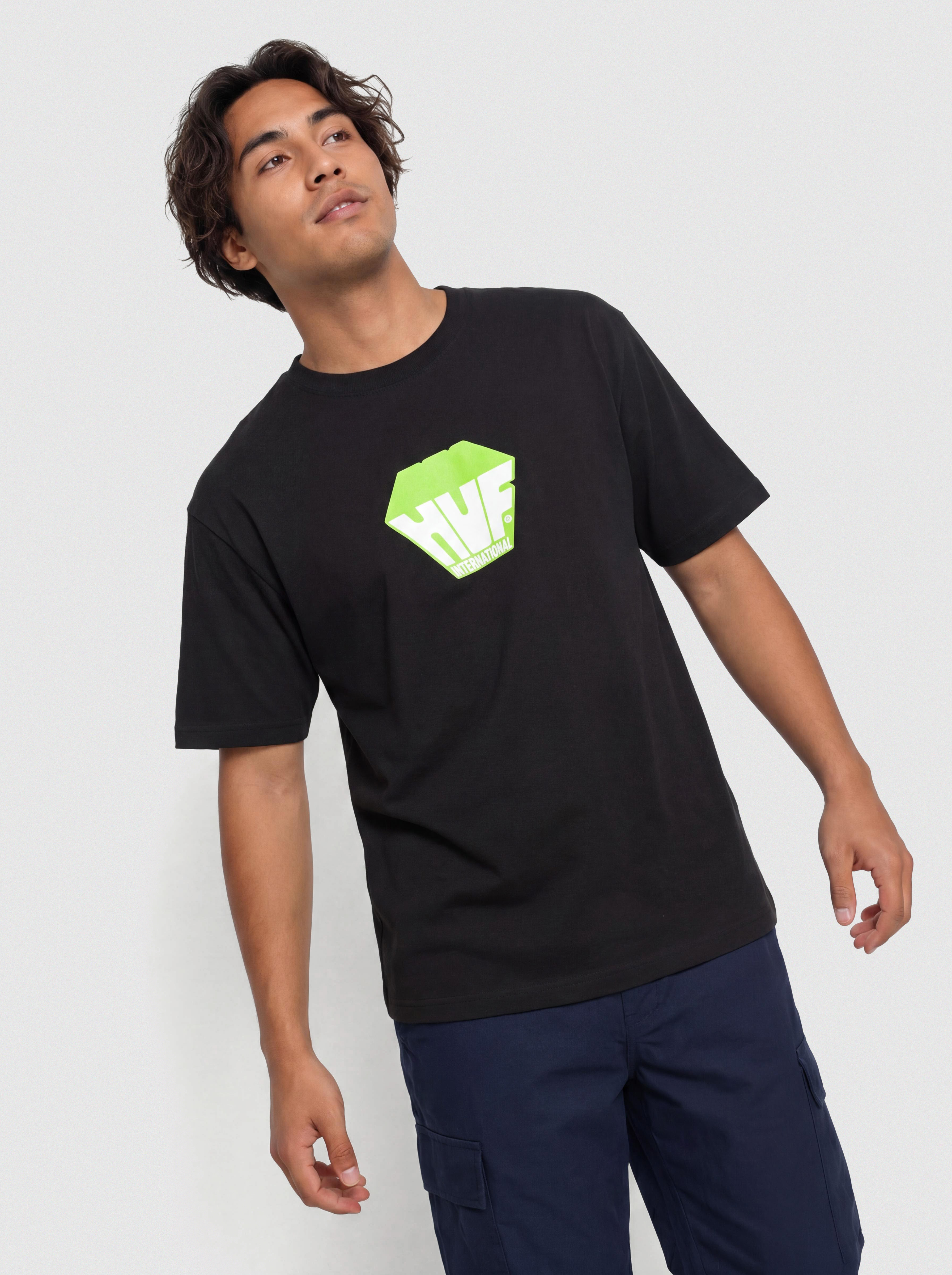 Футболка HUF Big Block (black)