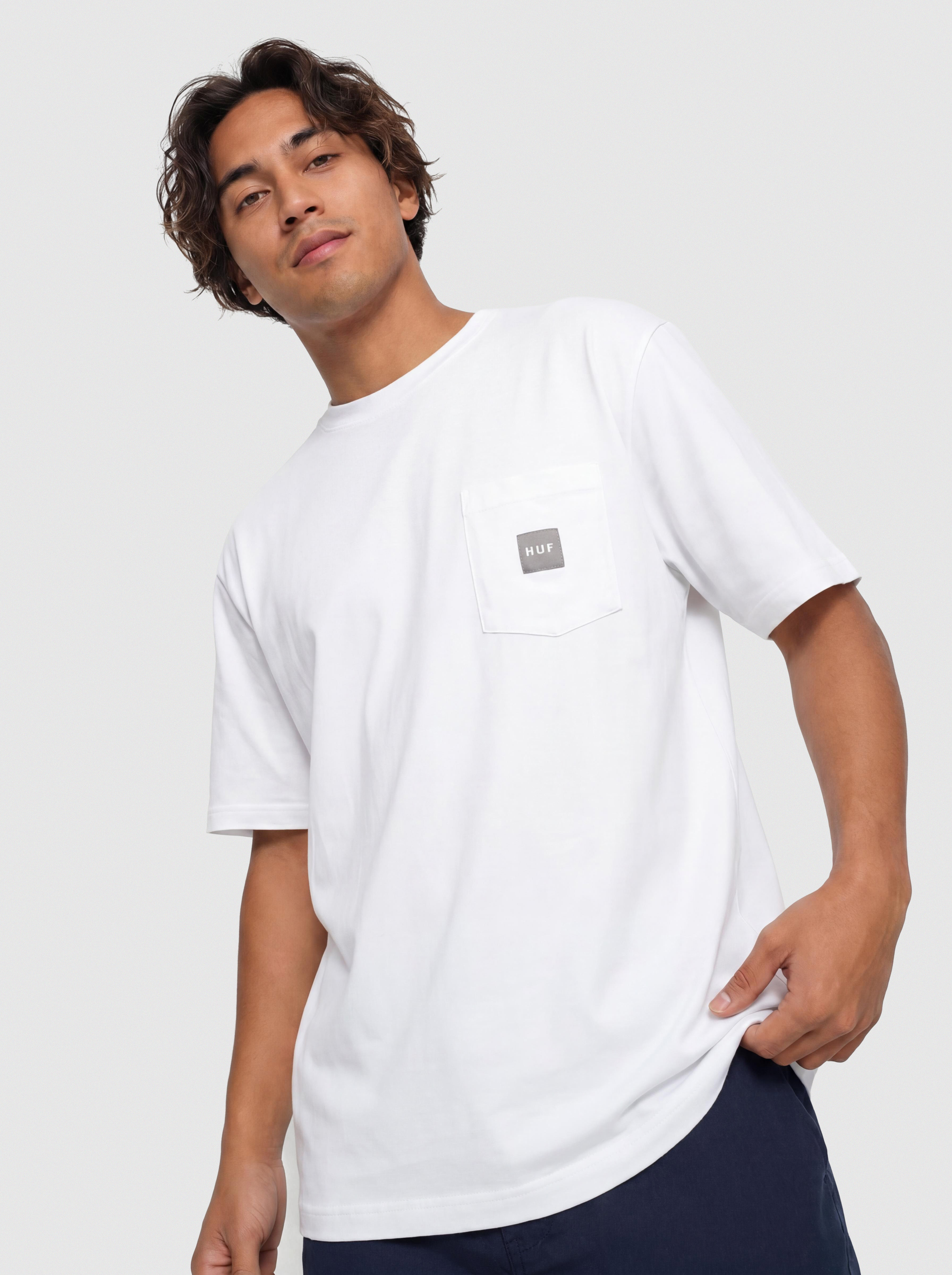 Футболка HUF Box Logo Pocket