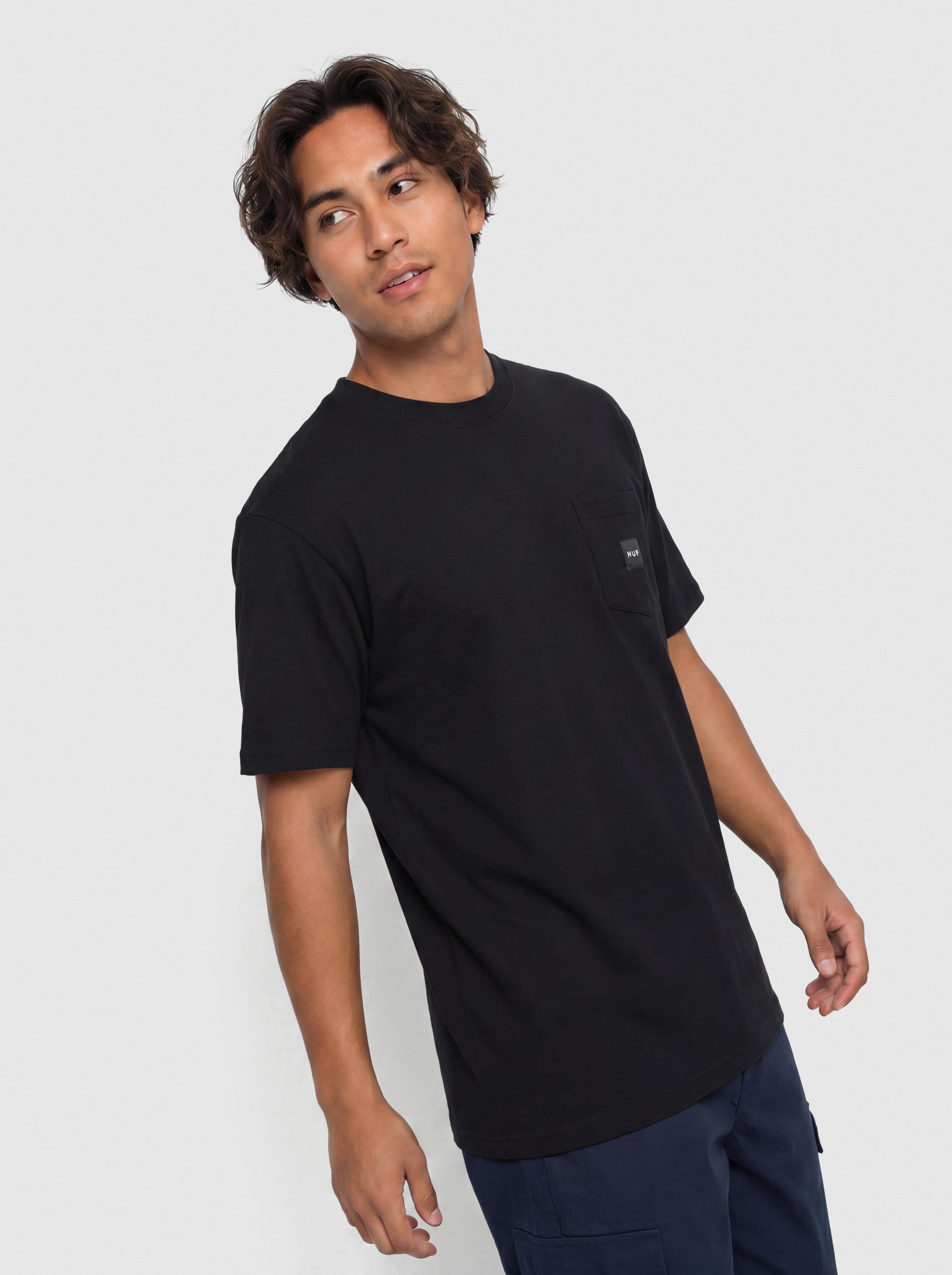Футболка HUF Box Logo Pocket