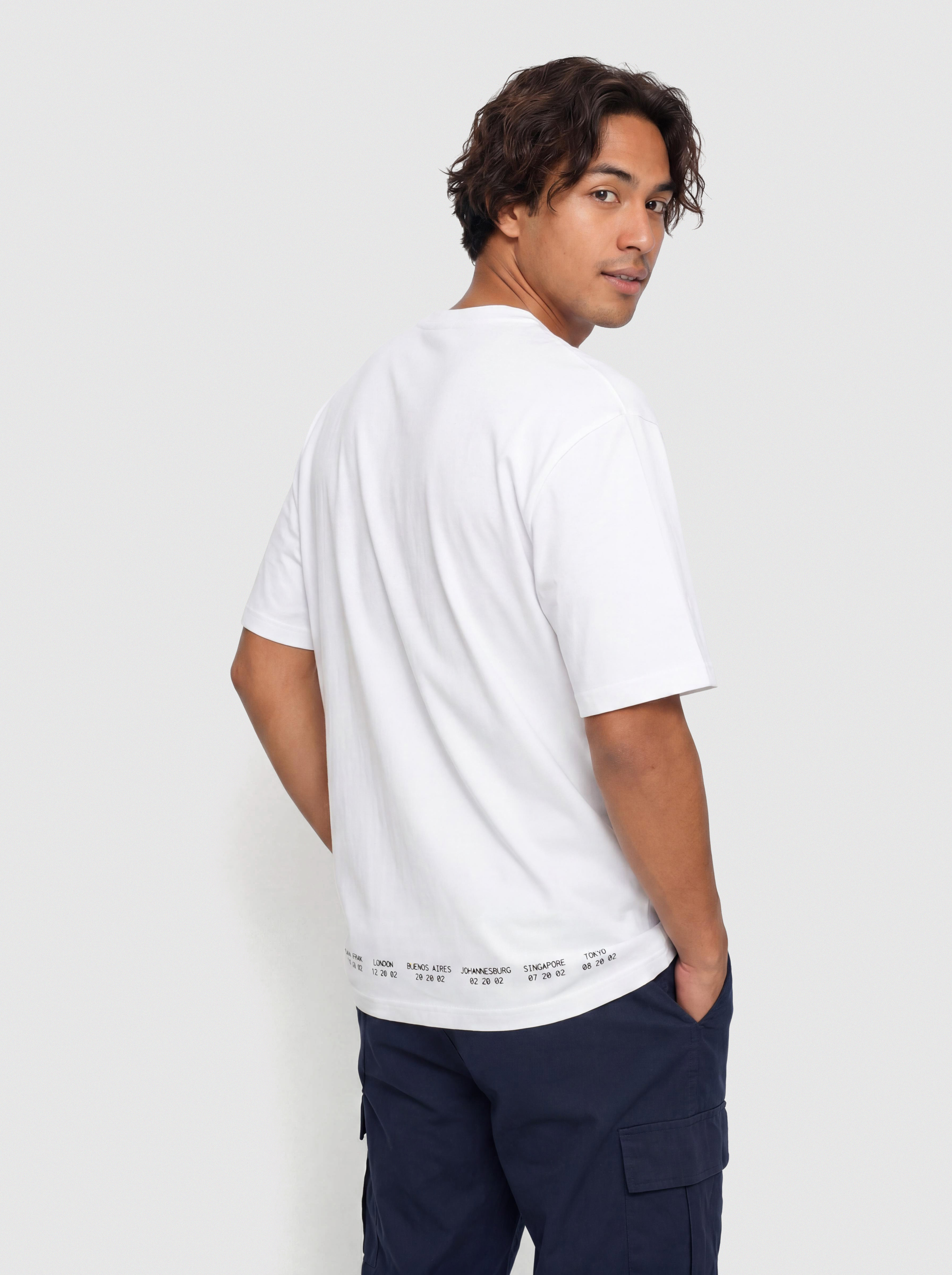 Футболка HUF Flight Path (white)