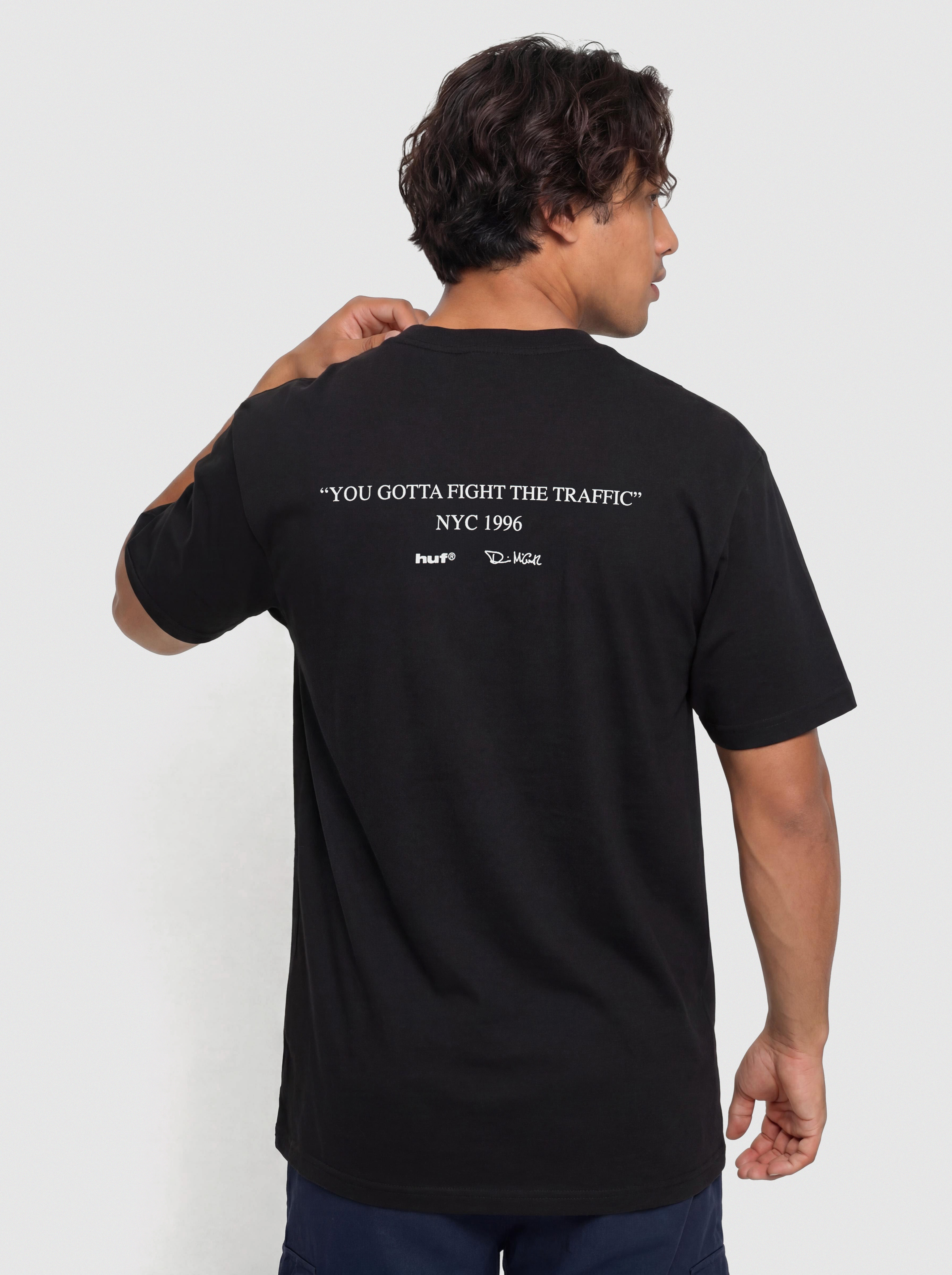 Футболка HUF Fight The Traffic (black)