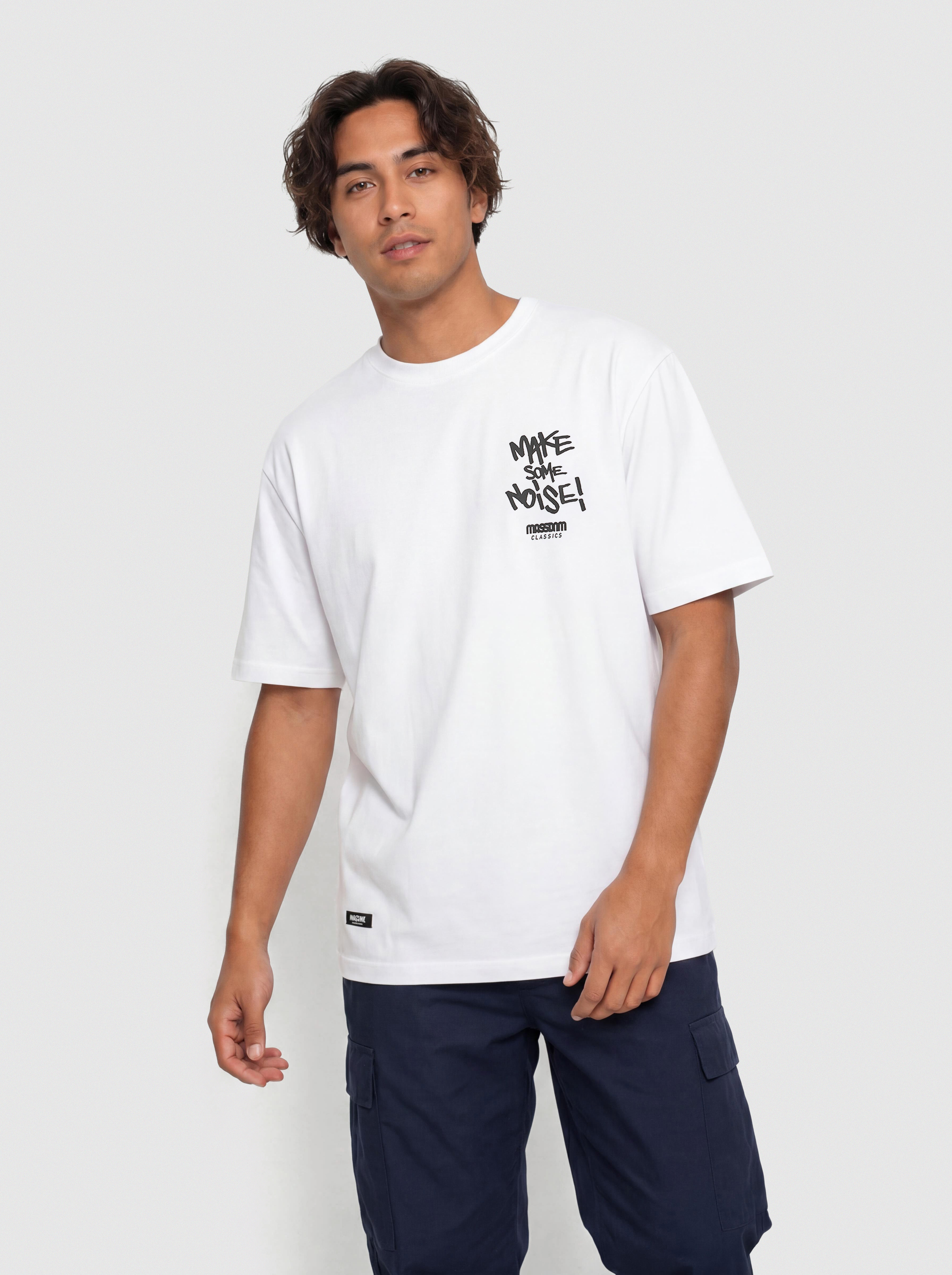 Футболка MassDnm Noise (white)