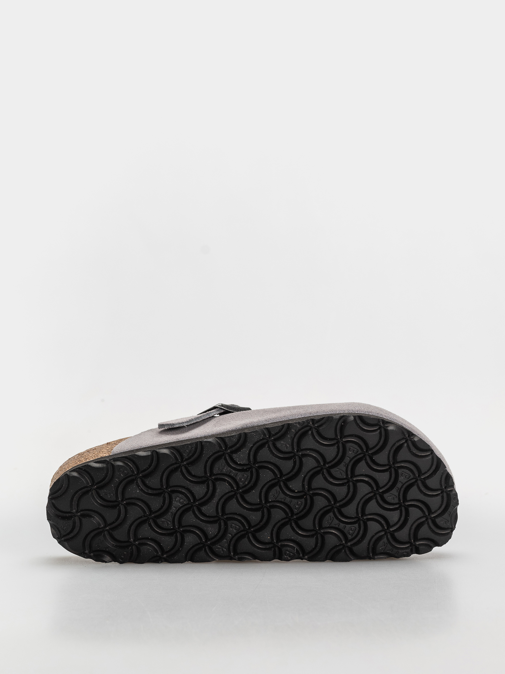 Шльопанці Birkenstock Boston Suede Leather Narrow (lavender sky)