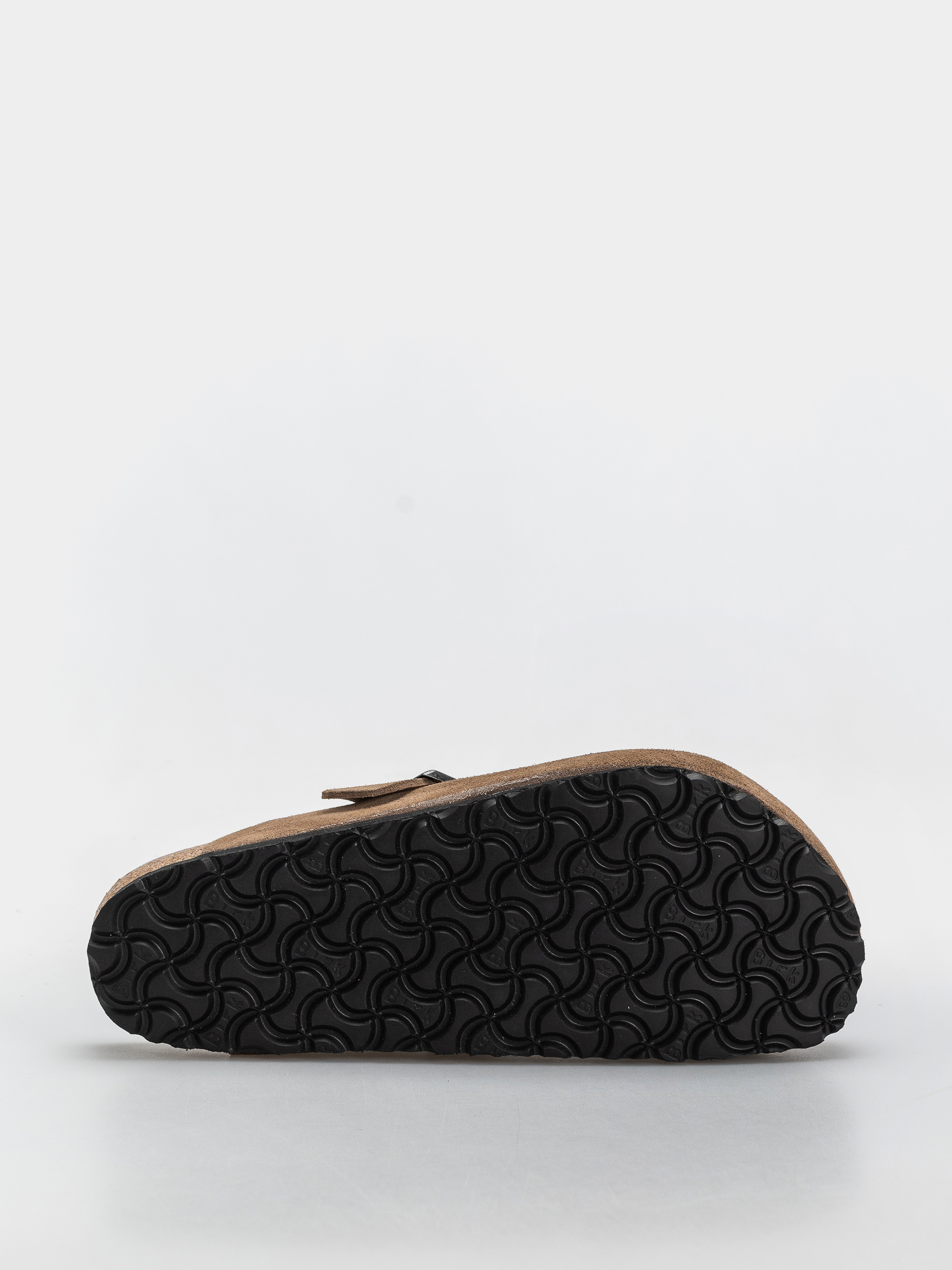 Шльопанці Birkenstock Boston Suede Leather Regular (dark tea)