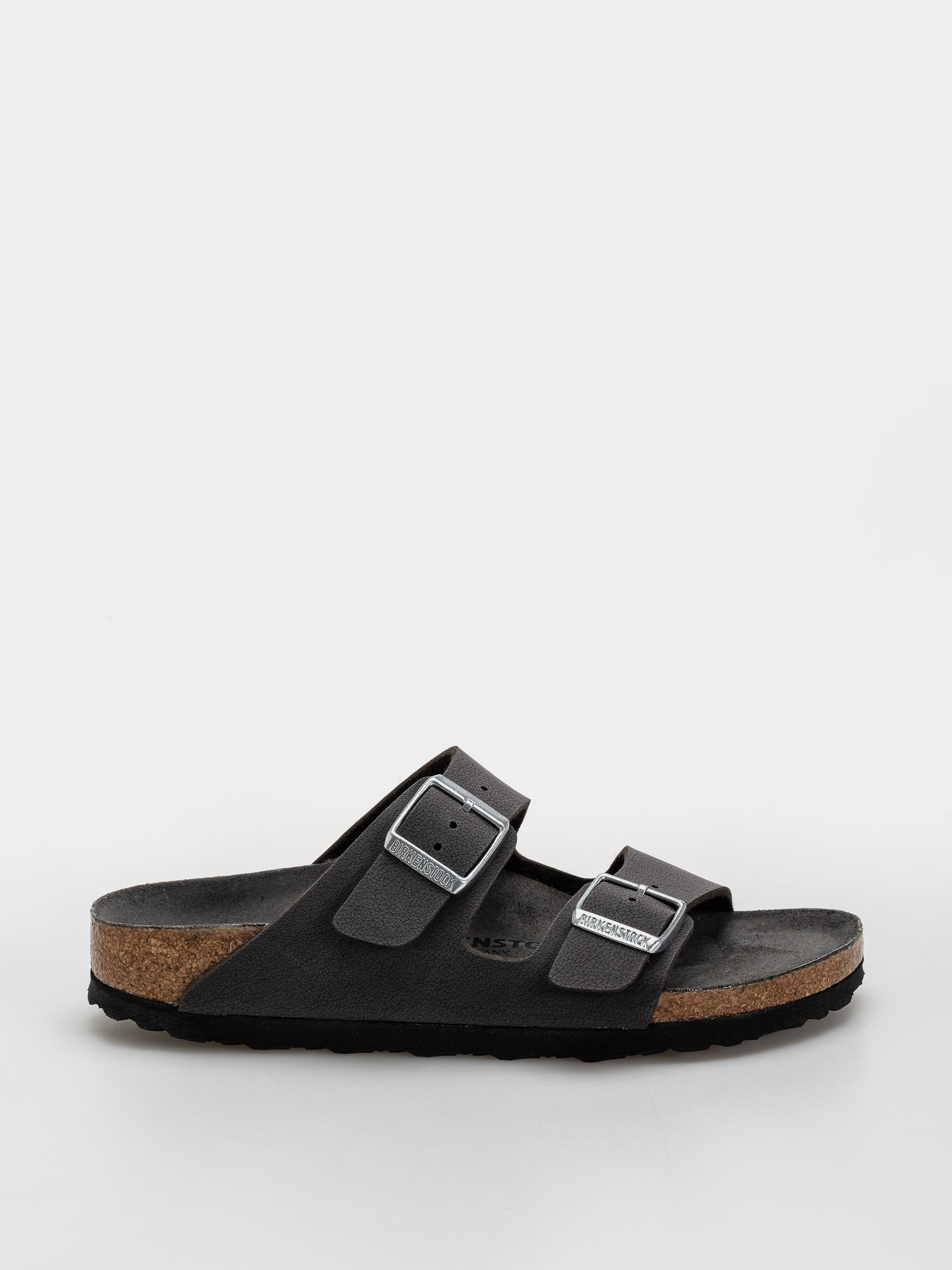 Шльопанці Birkenstock Arizona Birko Flor Regular - чорний (black)