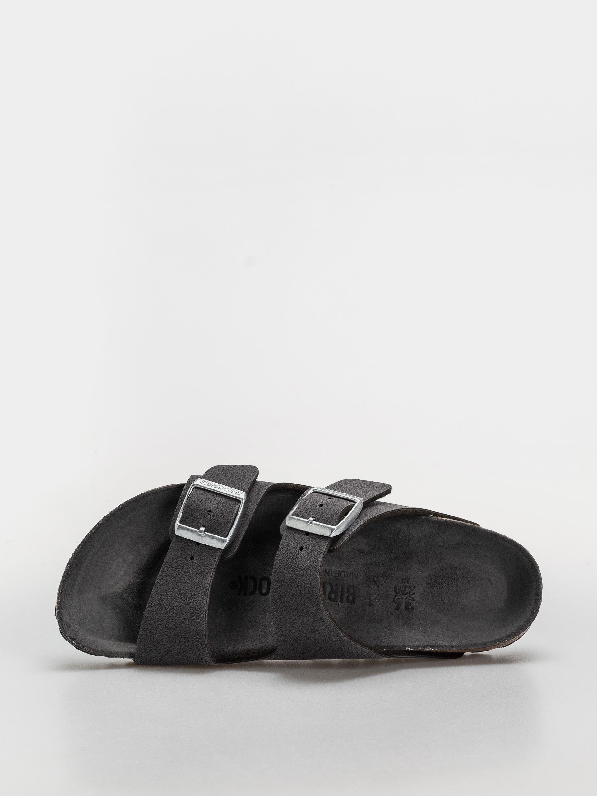 Шльопанці Birkenstock Arizona Birkibuc Narrow Wmn (velvet gray)