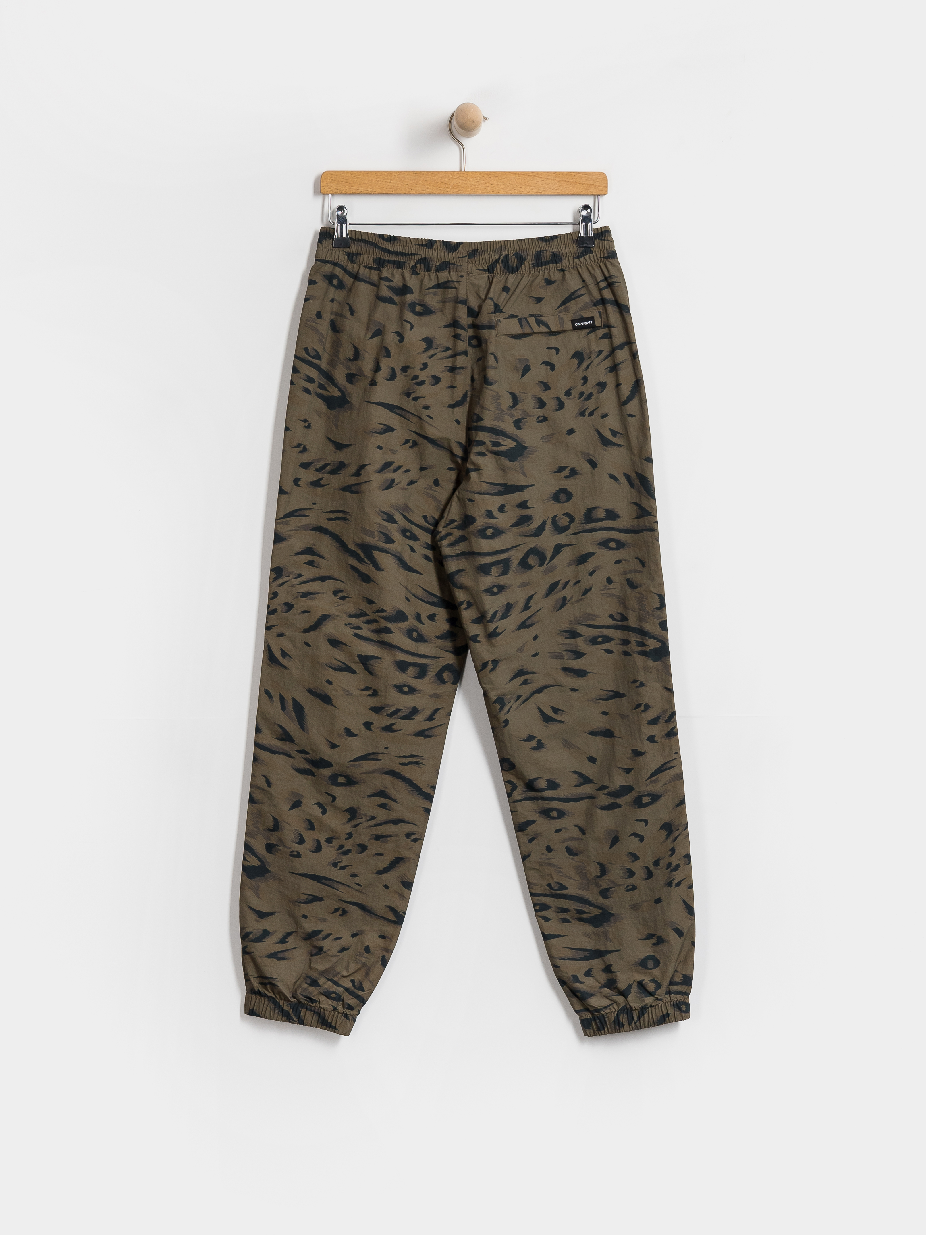 Штани Carhartt WIP Travon Wmn (duck feather print cypress/black)