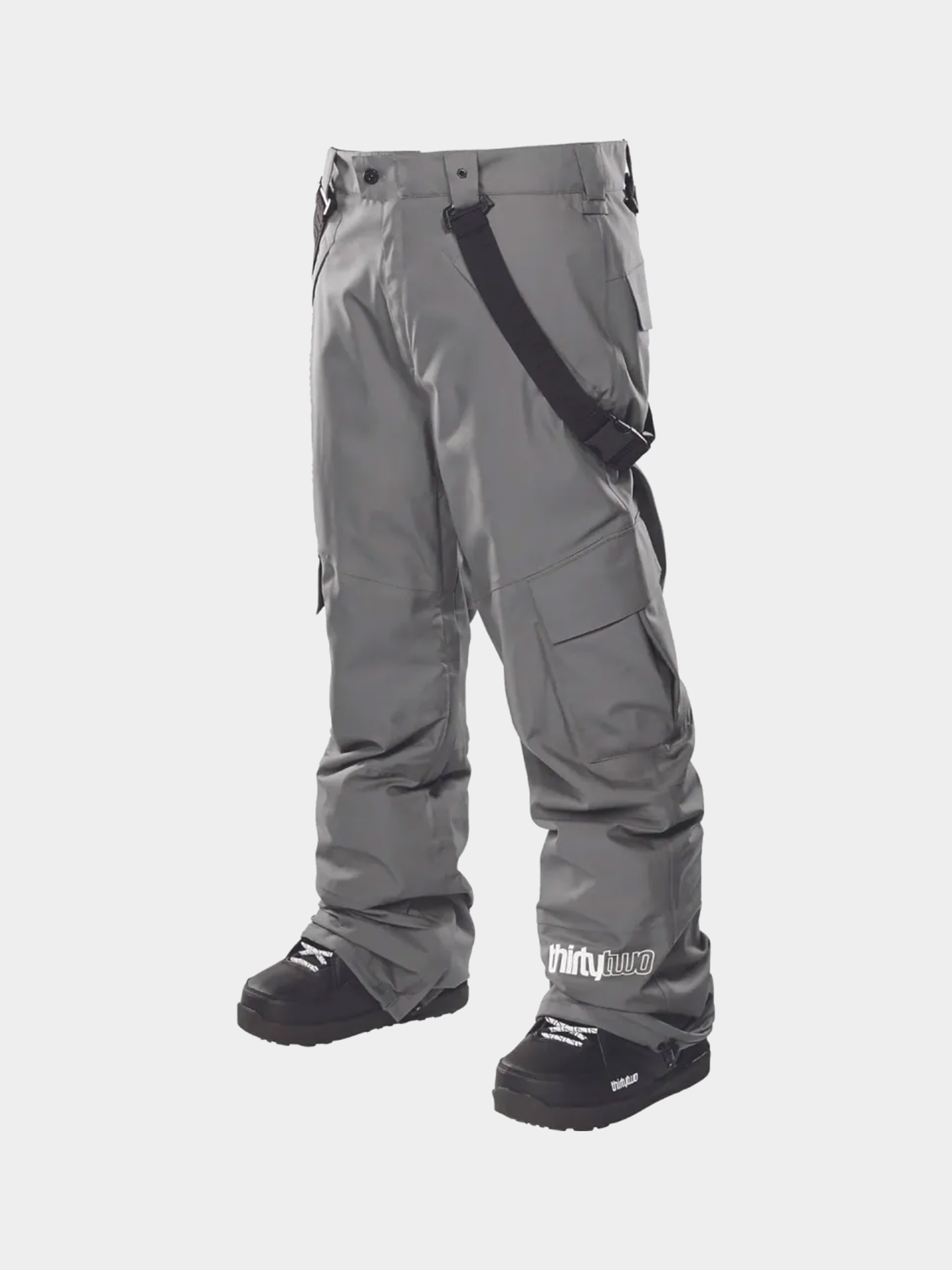 Чоловічі Сноубордичні штани ThirtyTwo Holdup Cargo (charcoal)