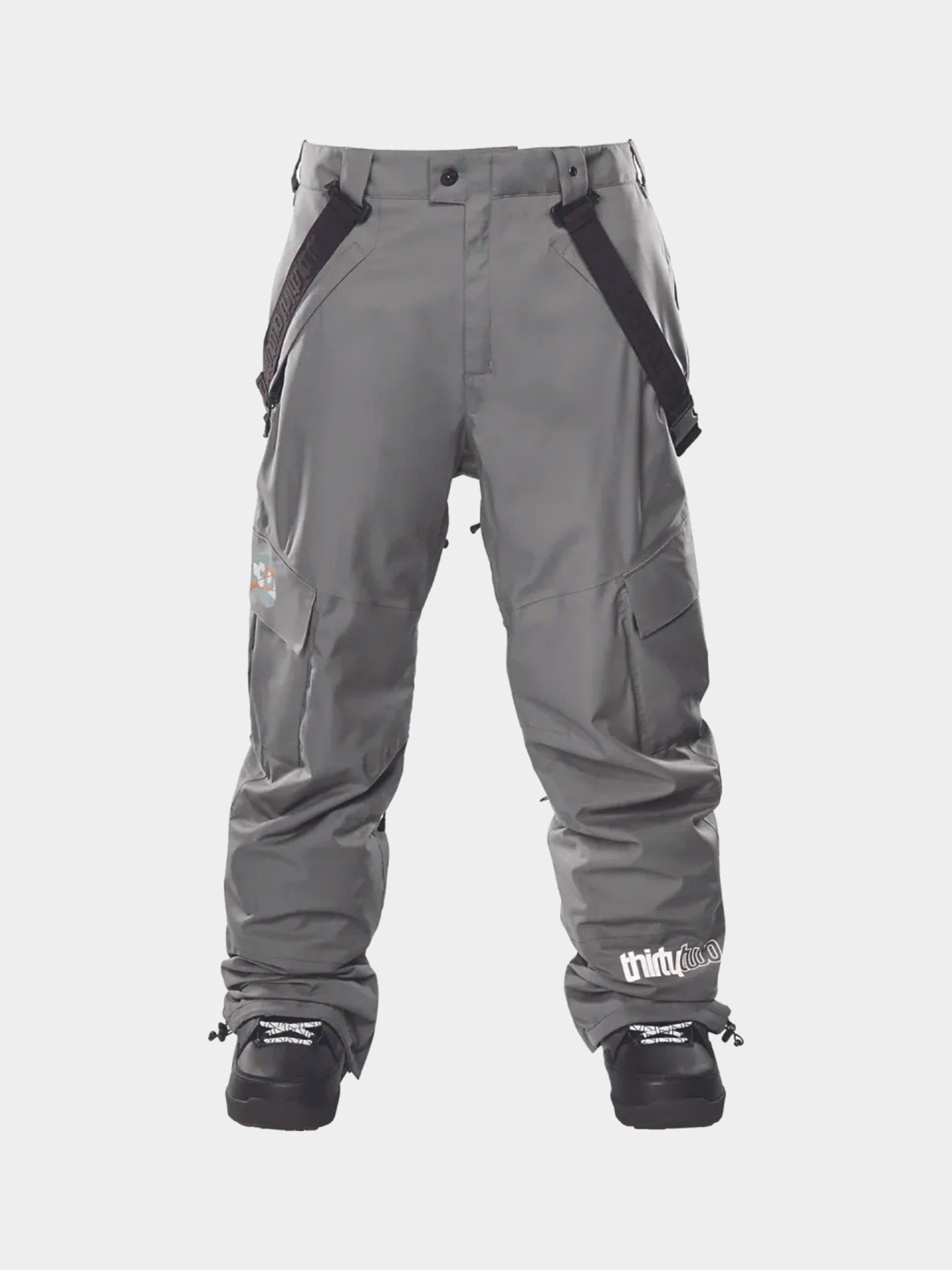 Чоловічі Сноубордичні штани ThirtyTwo Holdup Cargo (charcoal)