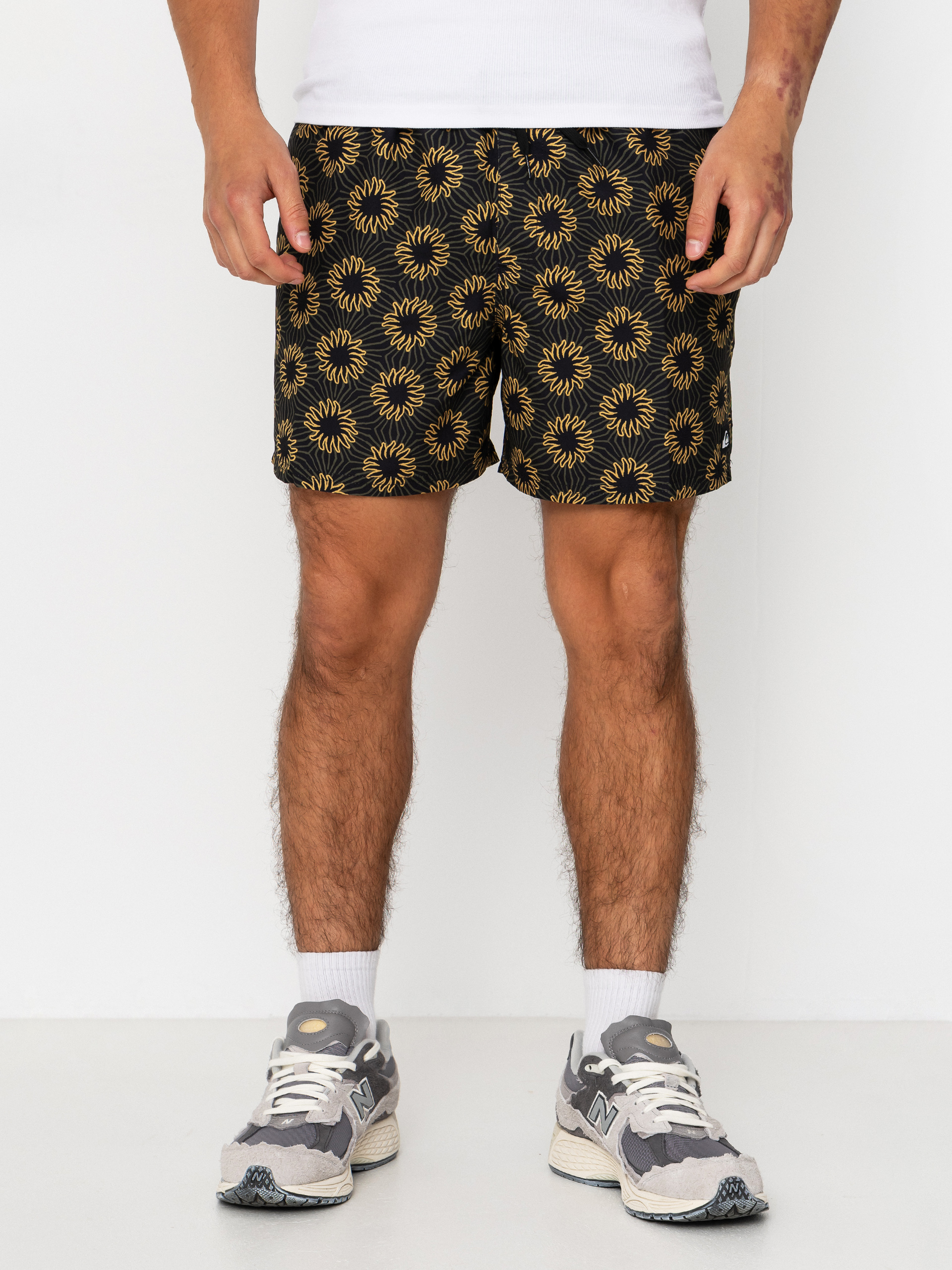 Пляжні шорти Quiksilver Everyday Printed Volley 15 (black ocean mayhem)