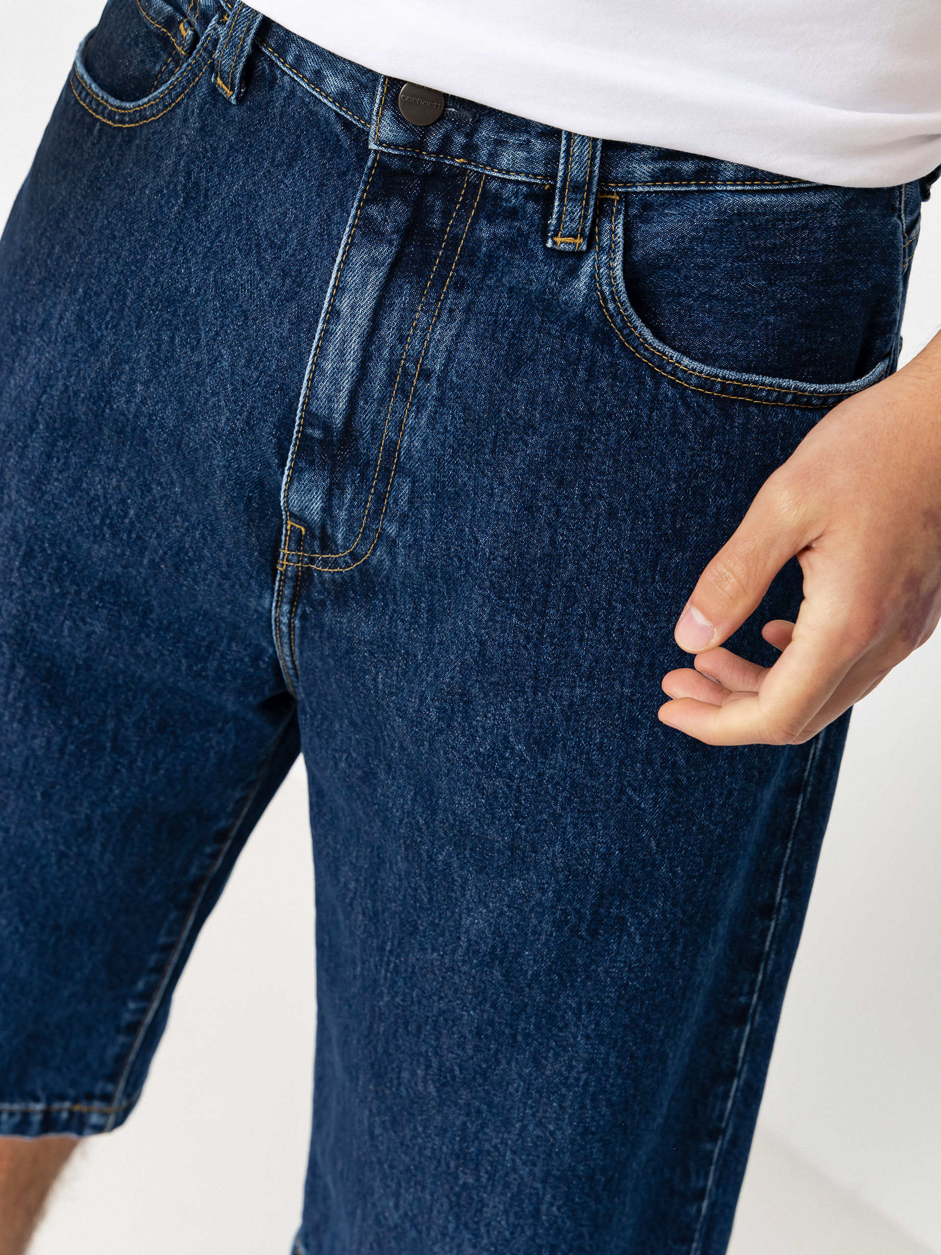 Шорти Carhartt WIP Langdon (blue stone washed)