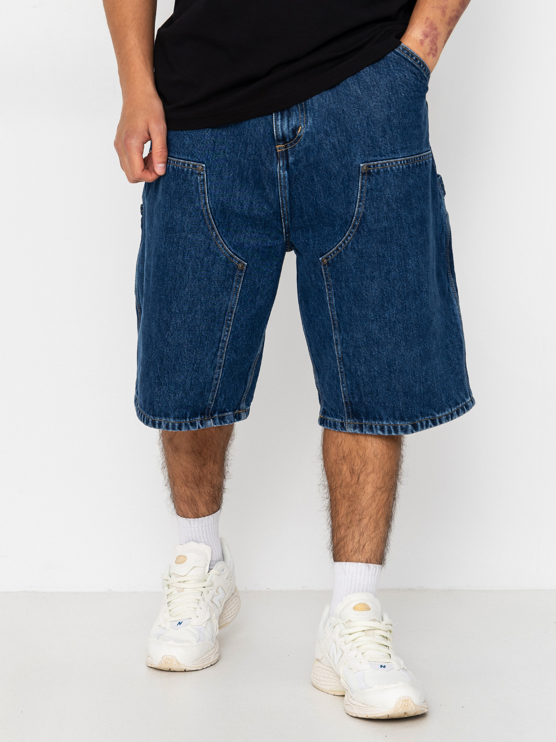 Шорти Carhartt WIP OG Double Knee (blue stone washed)