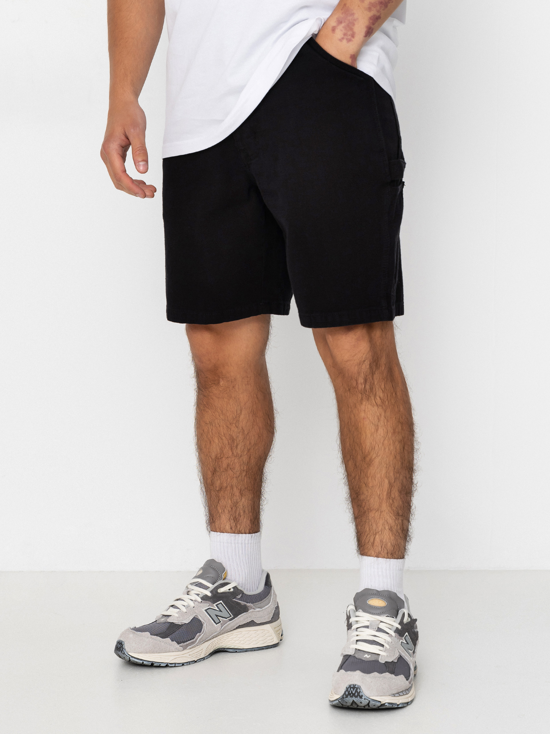 Шорти Deus Ex Machina Big Fella Chambray (black)