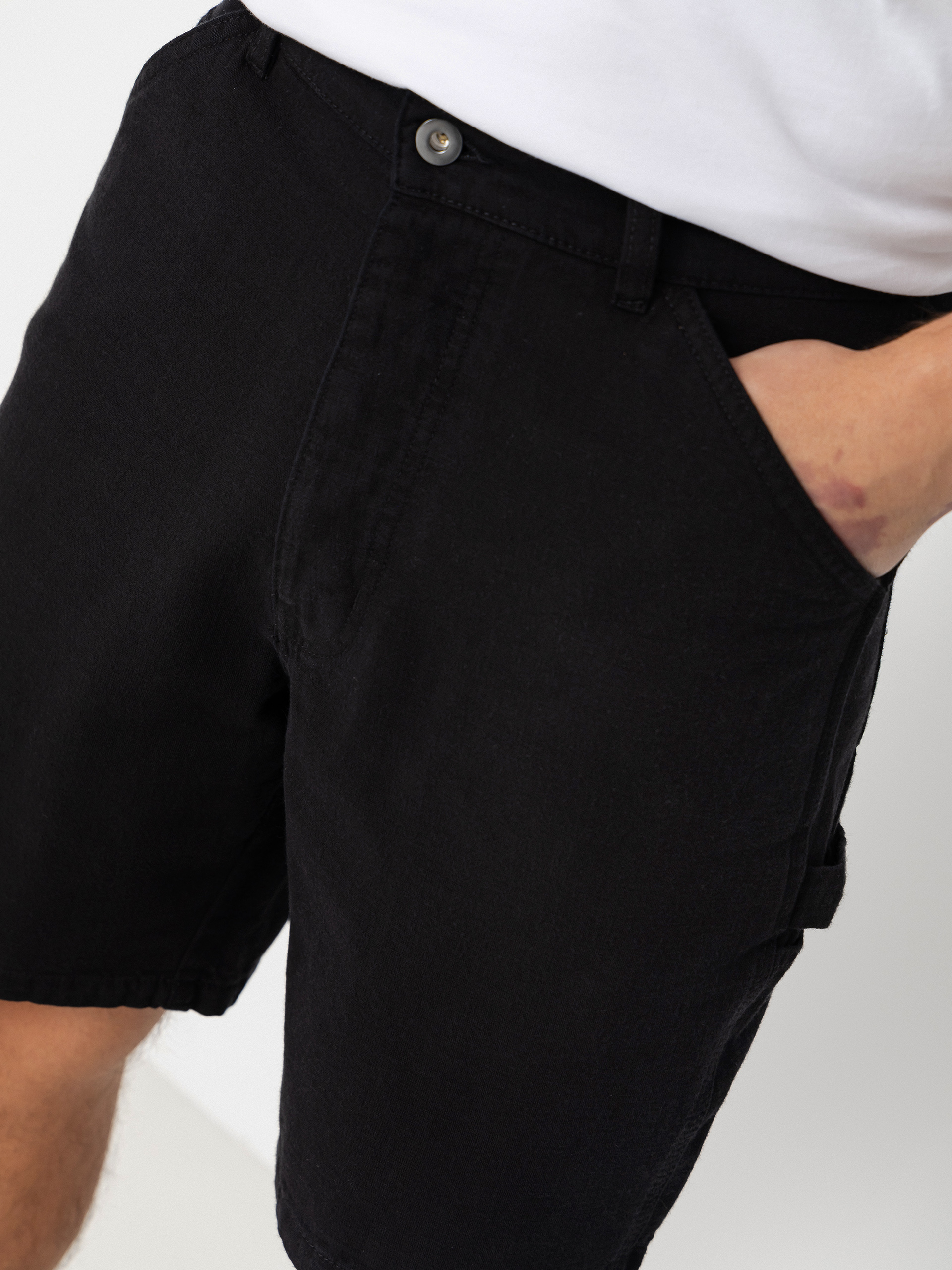 Шорти Deus Ex Machina Big Fella Chambray (black)