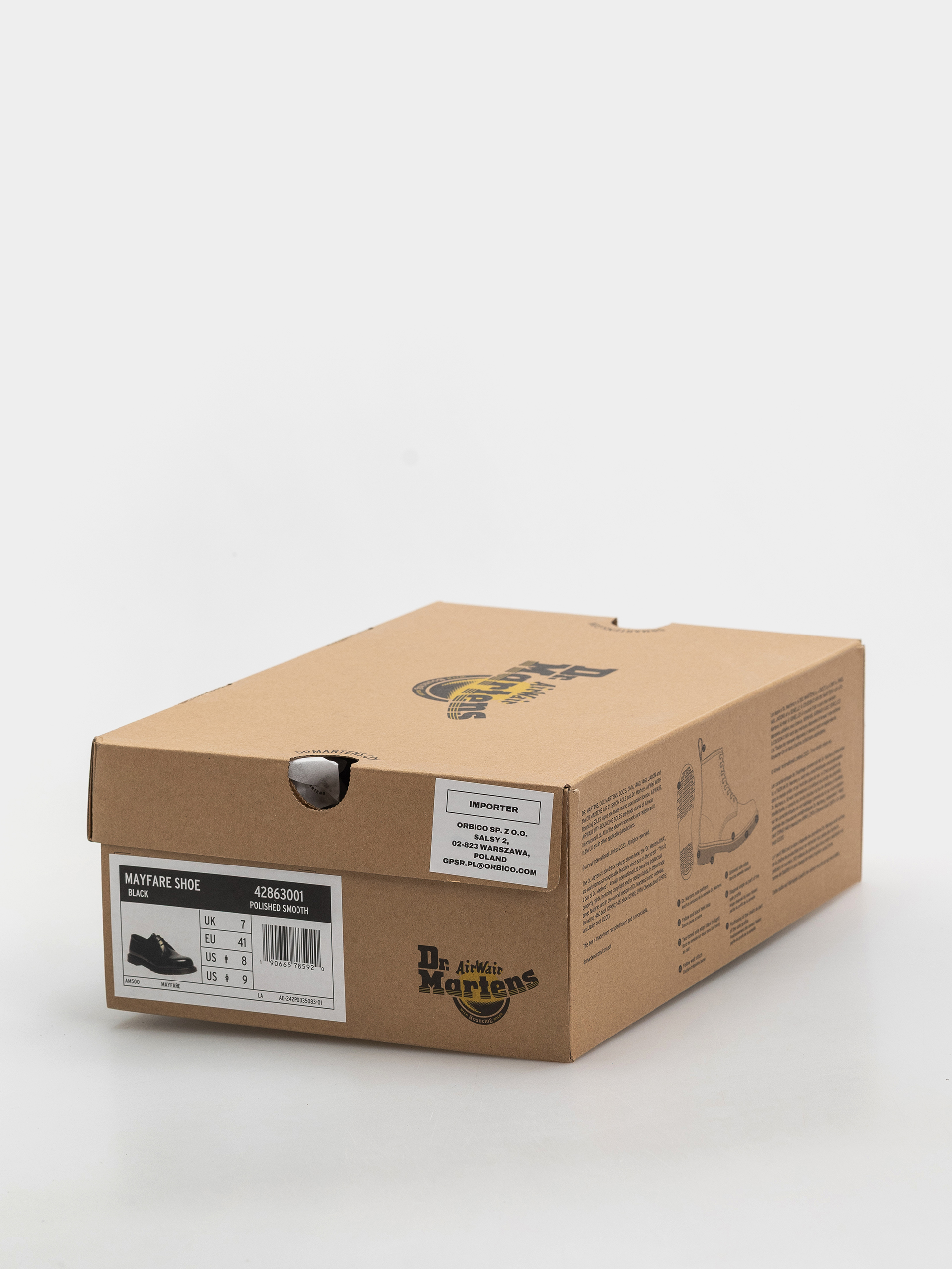 Взуття Dr. Martens Mayfare 3 Eye (black polished smooth)