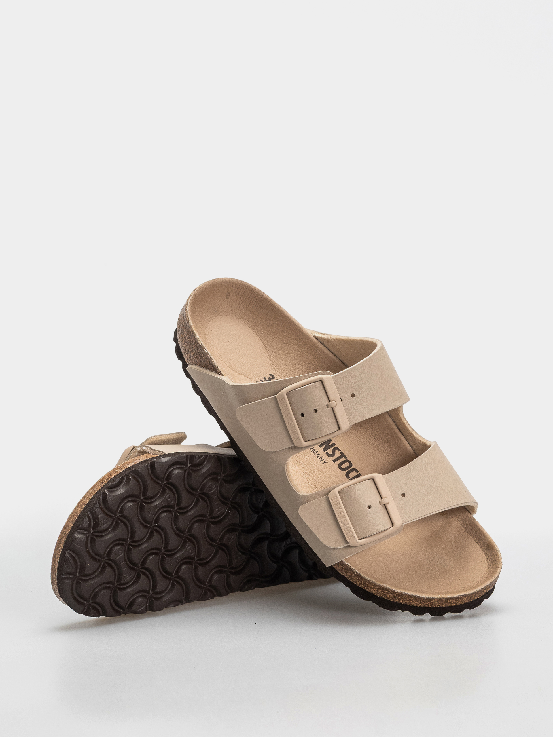 Шльопанці Birkenstock Arizona Birko Flor Narrow (triples sandcastle)