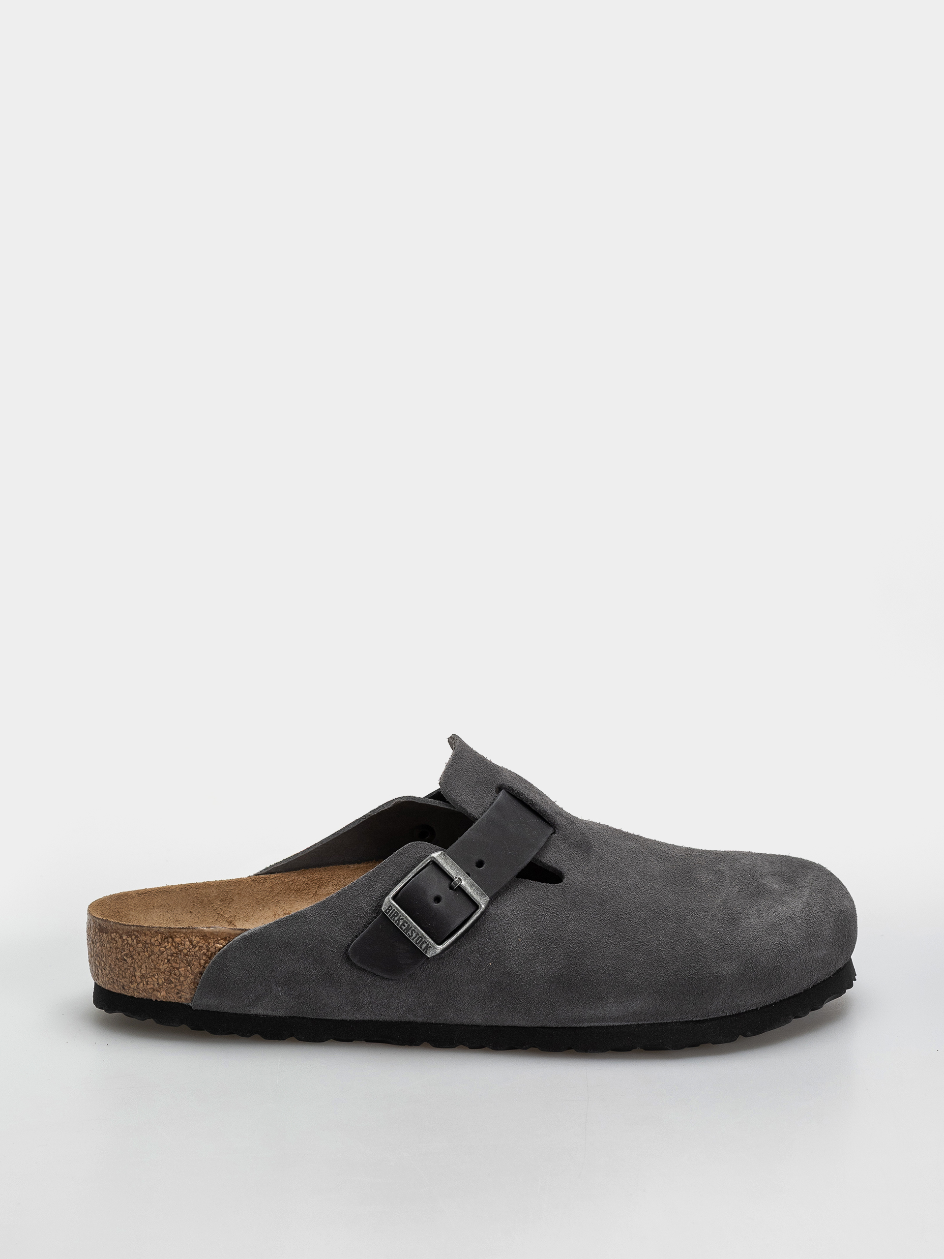 Шльопанці Birkenstock Boston Mixed Leather Regular (charcoal)