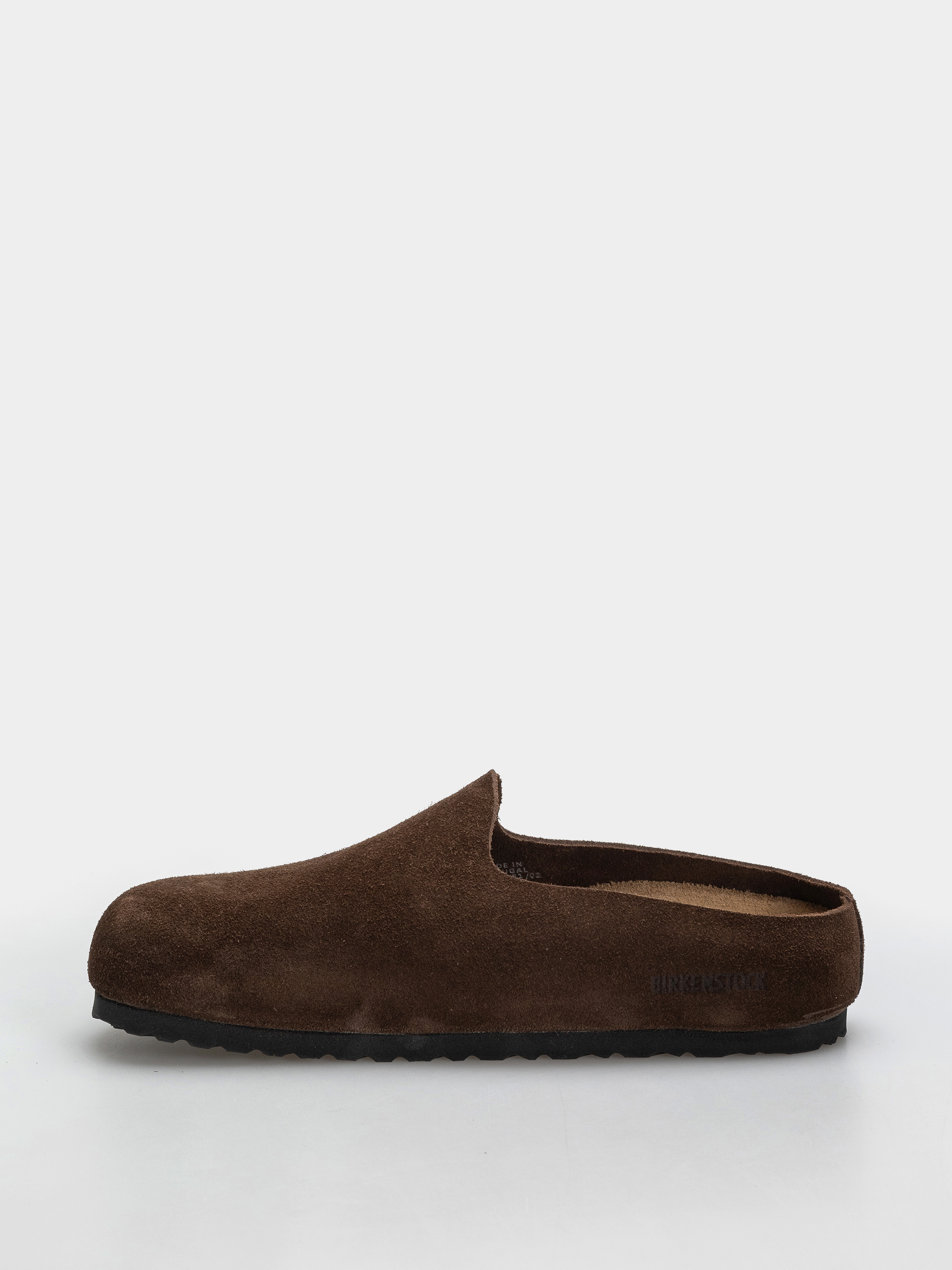 Шльопанці Birkenstock Amsterdam Wrapped Suede Leather Narrow (carafe)