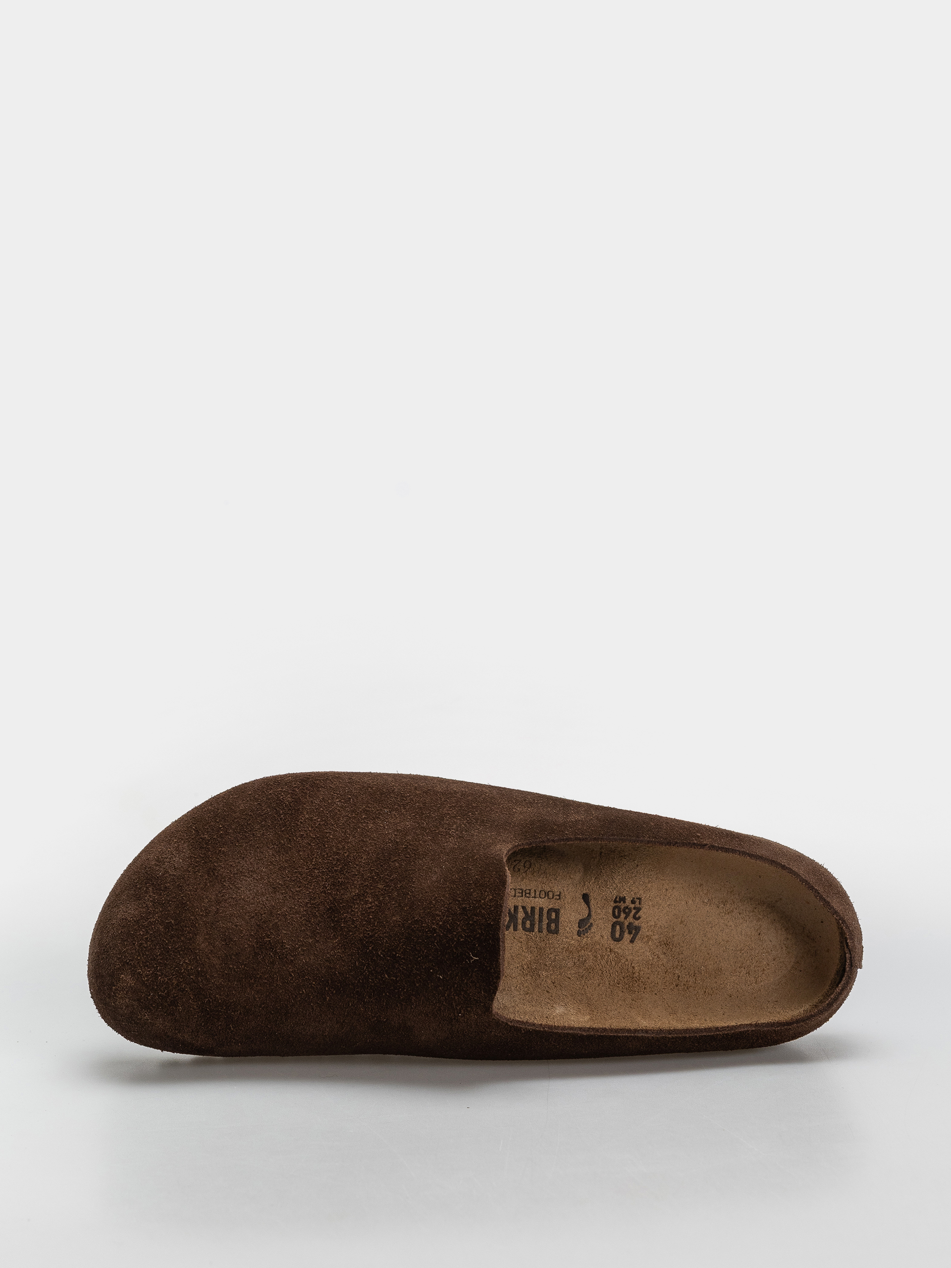 Шльопанці Birkenstock Amsterdam Wrapped Suede Leather Narrow (carafe)