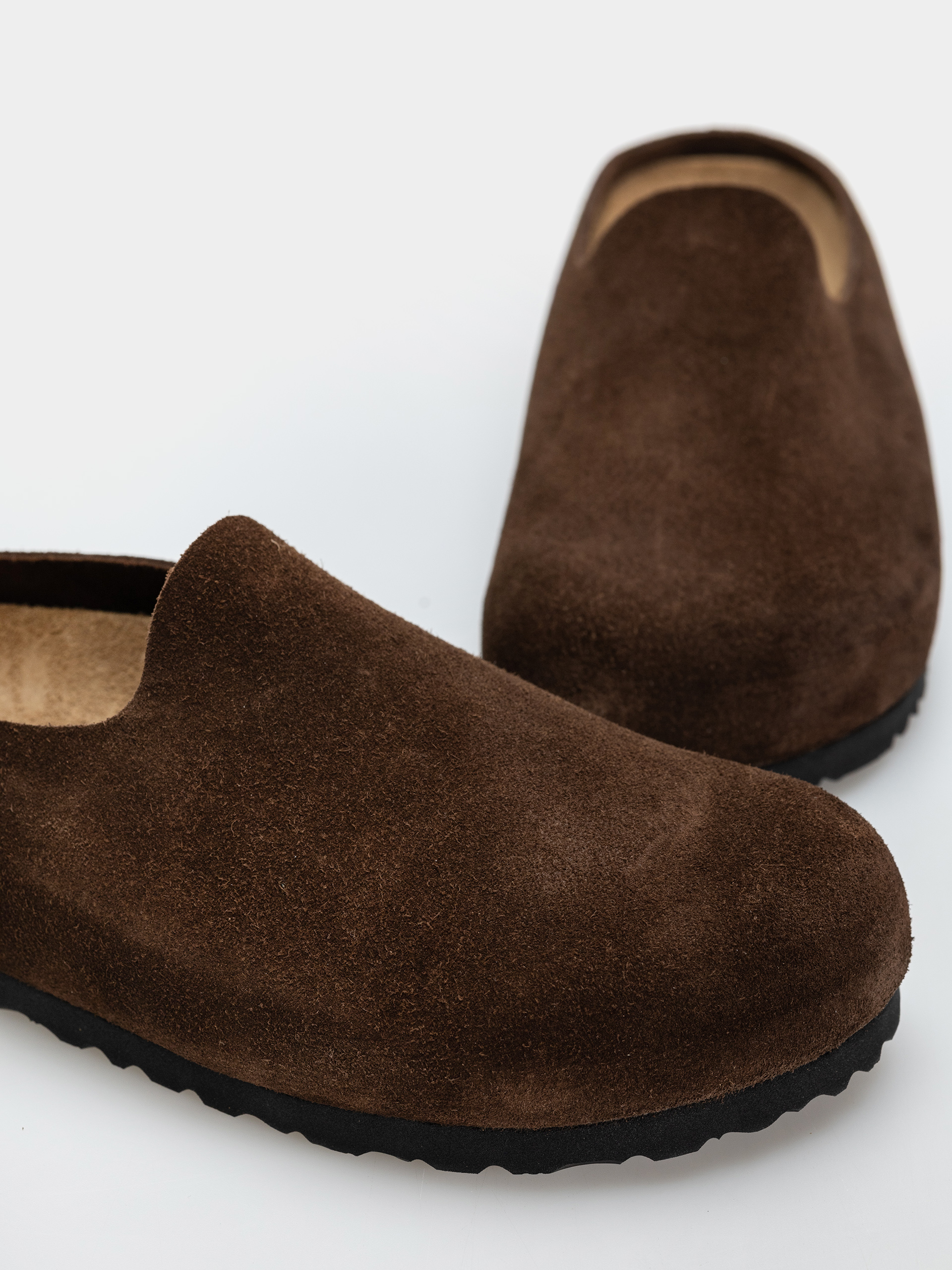 Шльопанці Birkenstock Amsterdam Wrapped Suede Leather Narrow (carafe)