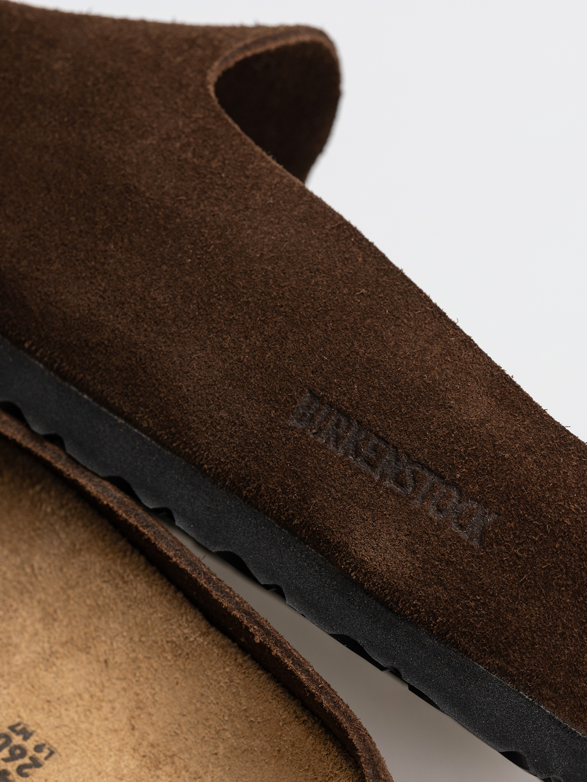 Шльопанці Birkenstock Amsterdam Wrapped Suede Leather Narrow (carafe)