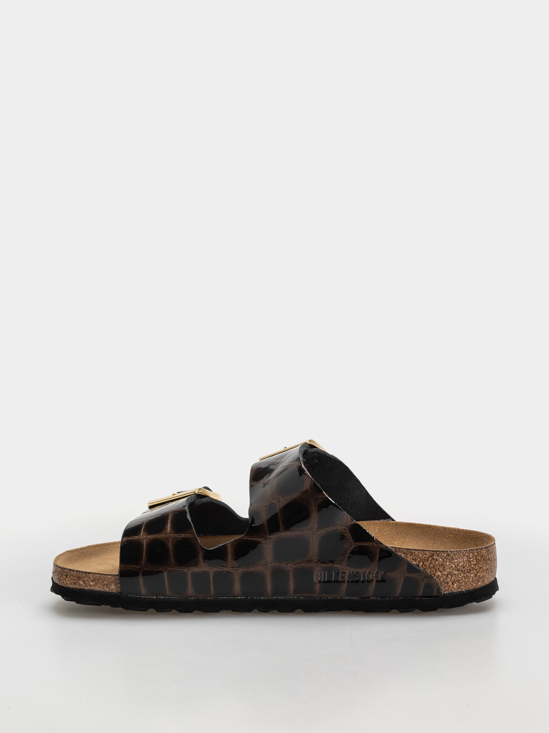 Шльопанці Birkenstock Arizona Leather Narrow Wmn (emboss leather black)
