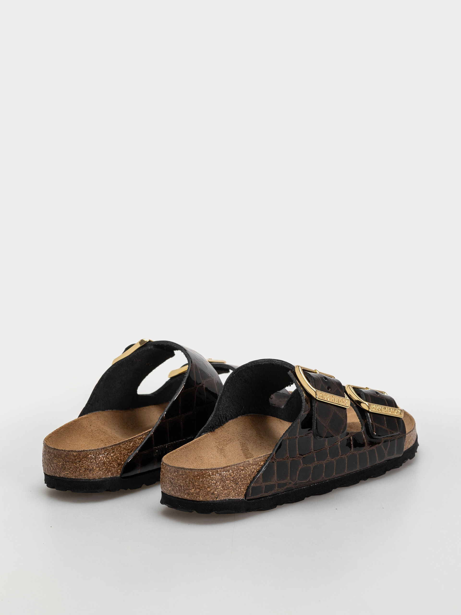 Шльопанці Birkenstock Arizona Leather Narrow Wmn (emboss leather black)